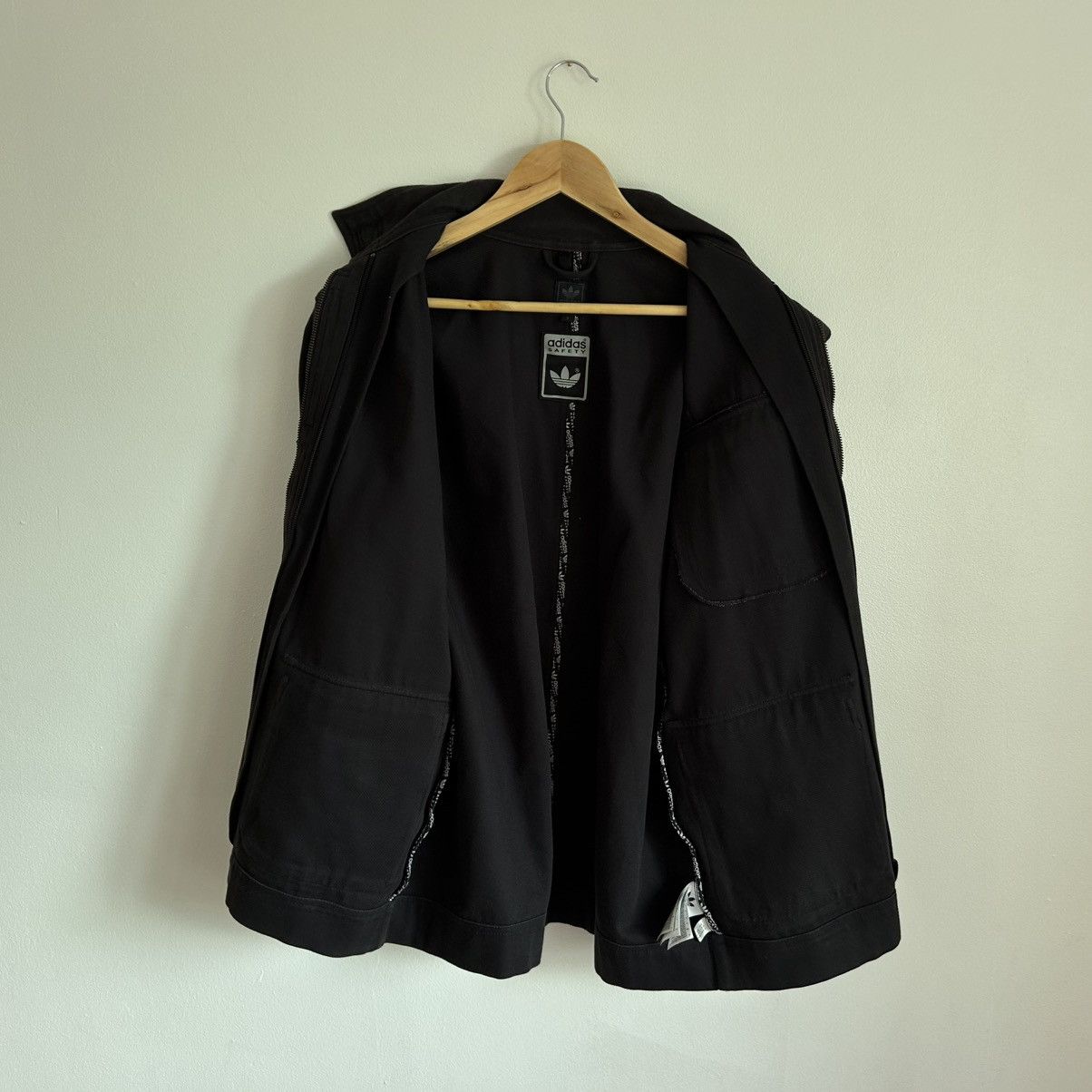Adidas Adidas Safety Military Jacket Small Black Mens Utility Y2k Size US S / EU 44-46 / 1 - 7 Thumbnail