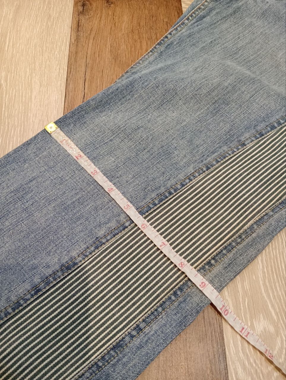 Nicole Club NICOLE CLUB FOR MEN JAPAN BLUE BAGGY DENIM PANTS Size US 35 - 21 Thumbnail