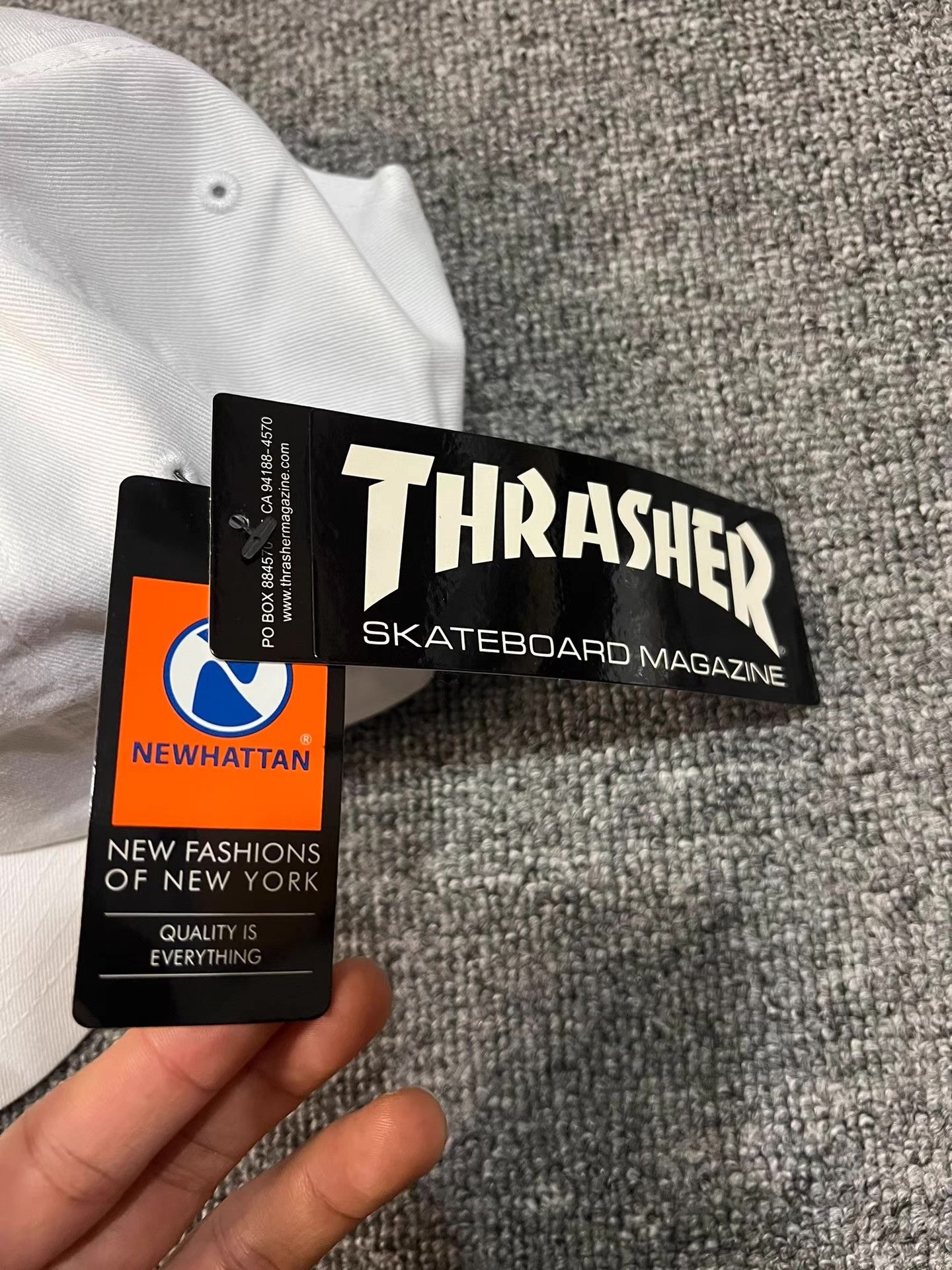 Thrasher Thrasher x Newhattan Japanese cap. Q7 Size ONE SIZE - 5 Thumbnail