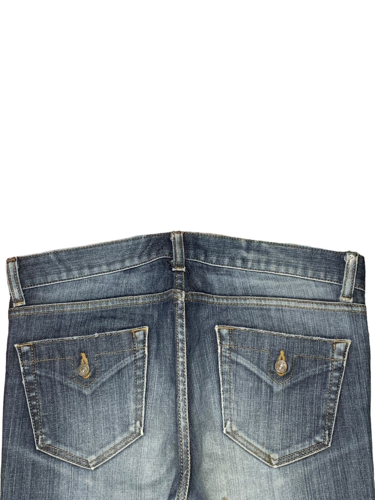 Japanese Brand × Vintage Vintage Japanese Brand Button Fly Faded Wash Bootcut Jeans Size 33" - 8 Thumbnail