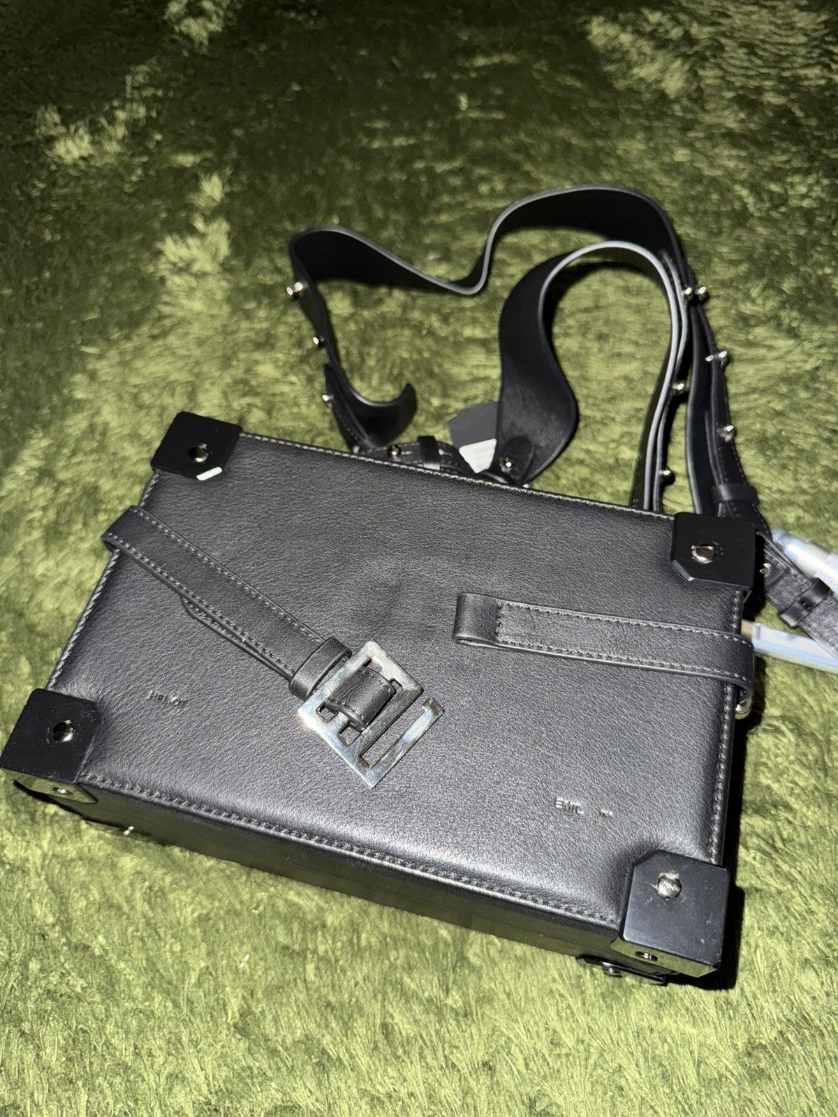 Heliot Emil Heliot Emil Leather Buckle Trunk Bag Size ONE SIZE - 5 Thumbnail