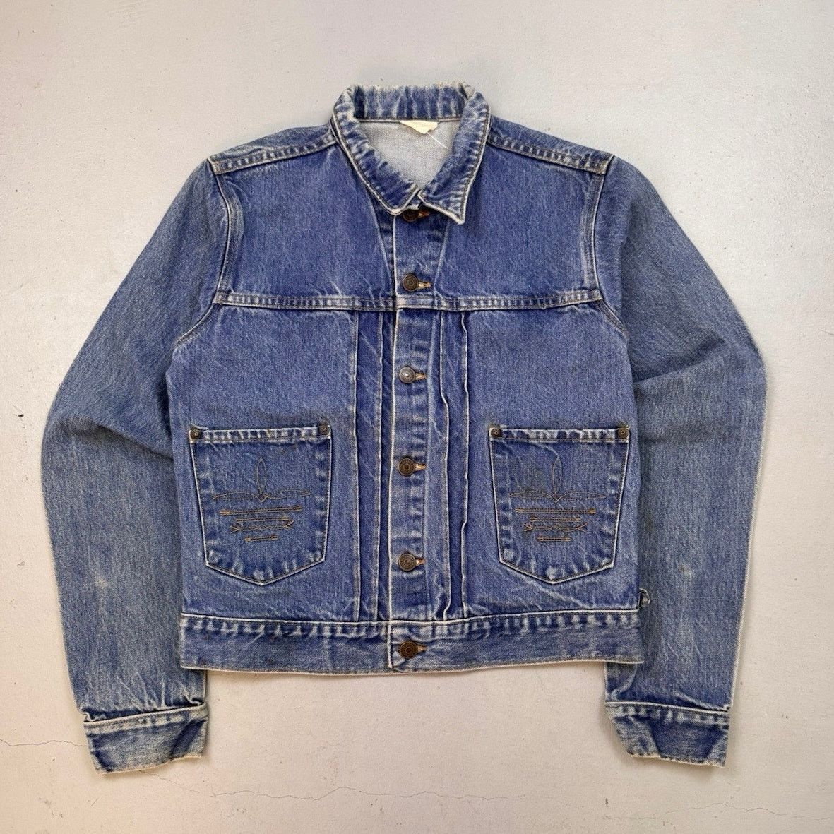 70s Vintage Western RALPH LAUREN Denim Blouson Jacket Small