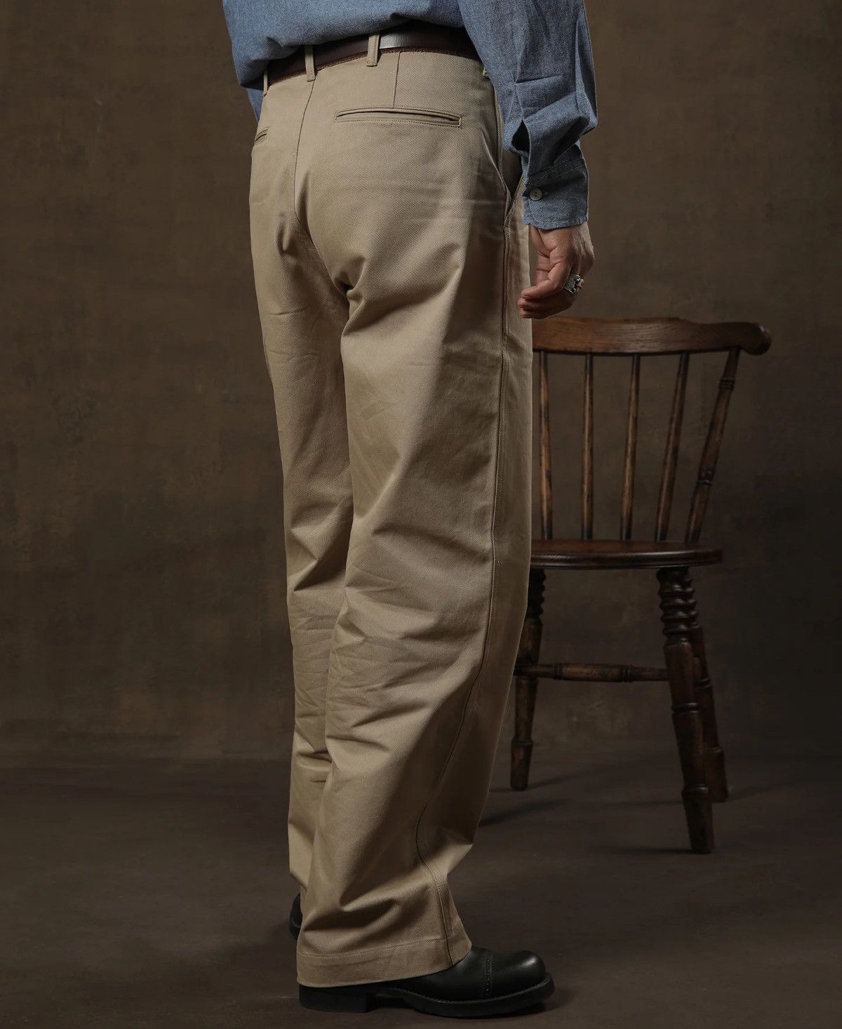 Japanese Brand Outstanding Co Us Army 1941 Military Officer Trousers Size US 32 / EU 48 - 12 Thumbnail