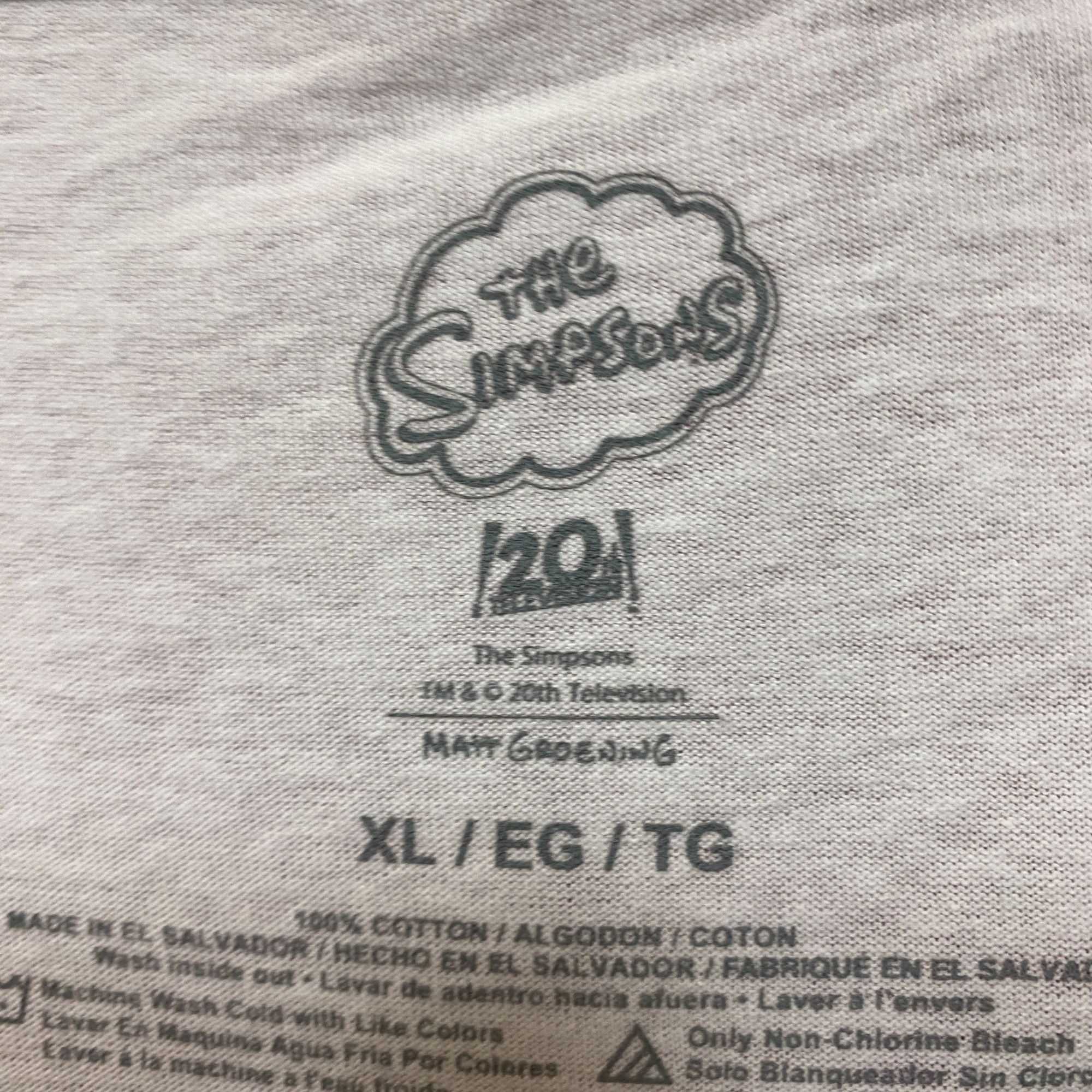 The Simpsons The Simpsons doh Ho Ho Christmas White Tshirt size Extra Lar Size US XL / EU 56 / 4 - 4 Thumbnail