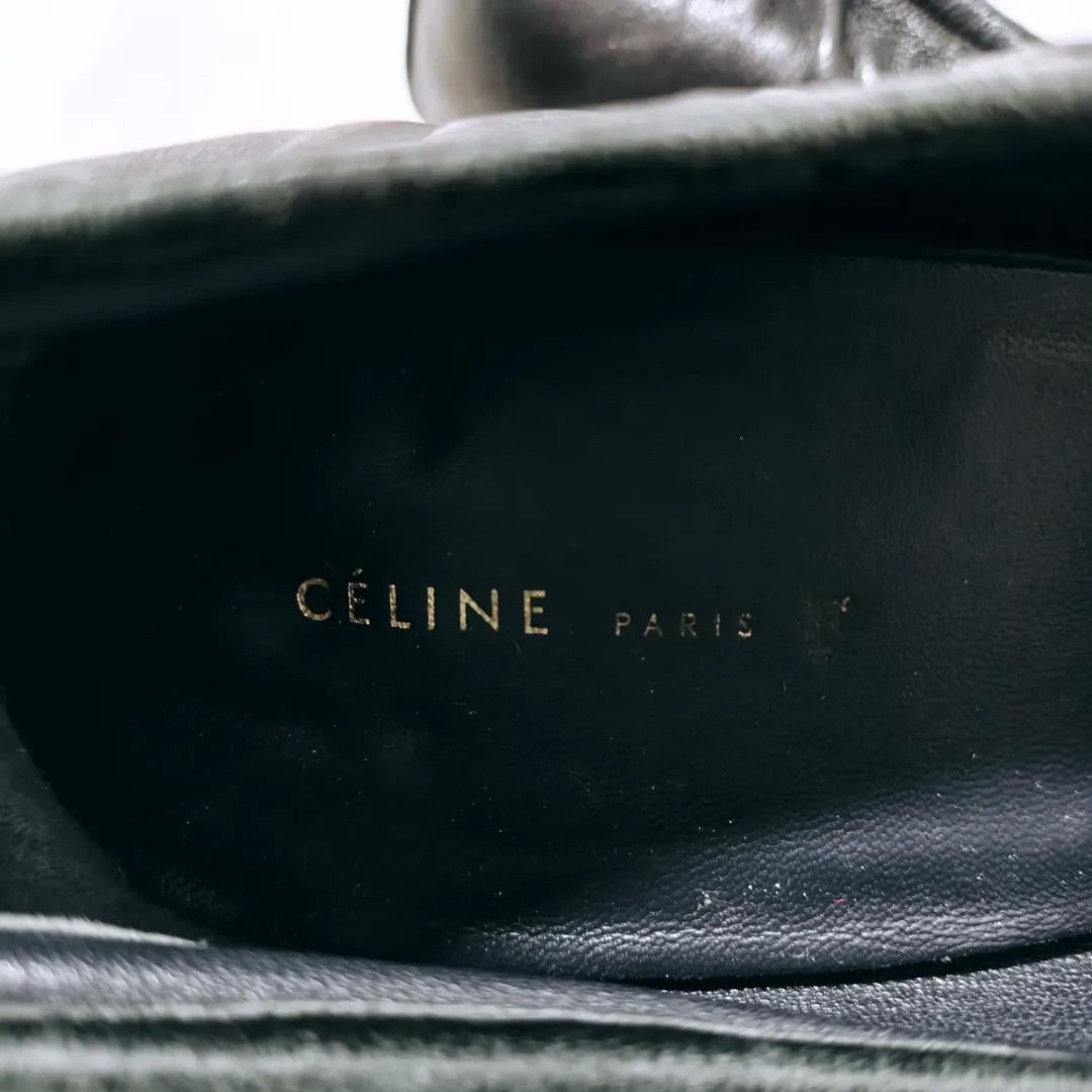 Celine Celine Ballerina Soft Leather Black Pumps Size US 7 / IT 37 - 5 Thumbnail