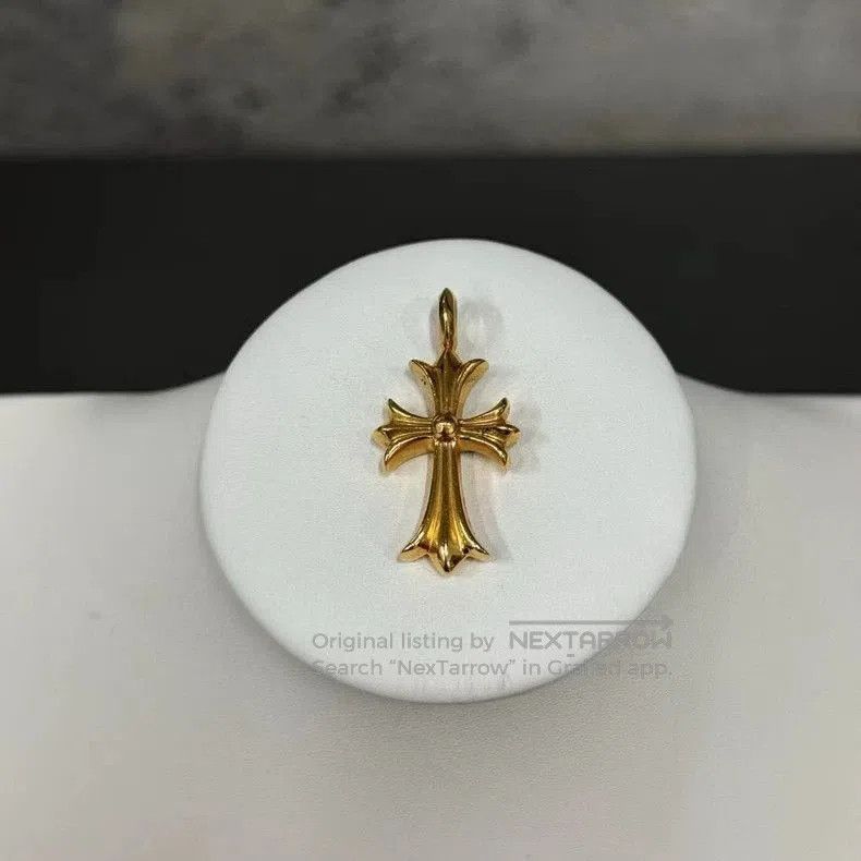 Chrome Hearts Chrome Hearts 22K Tiny Cross Pendant. Size ONE SIZE - 3 Thumbnail