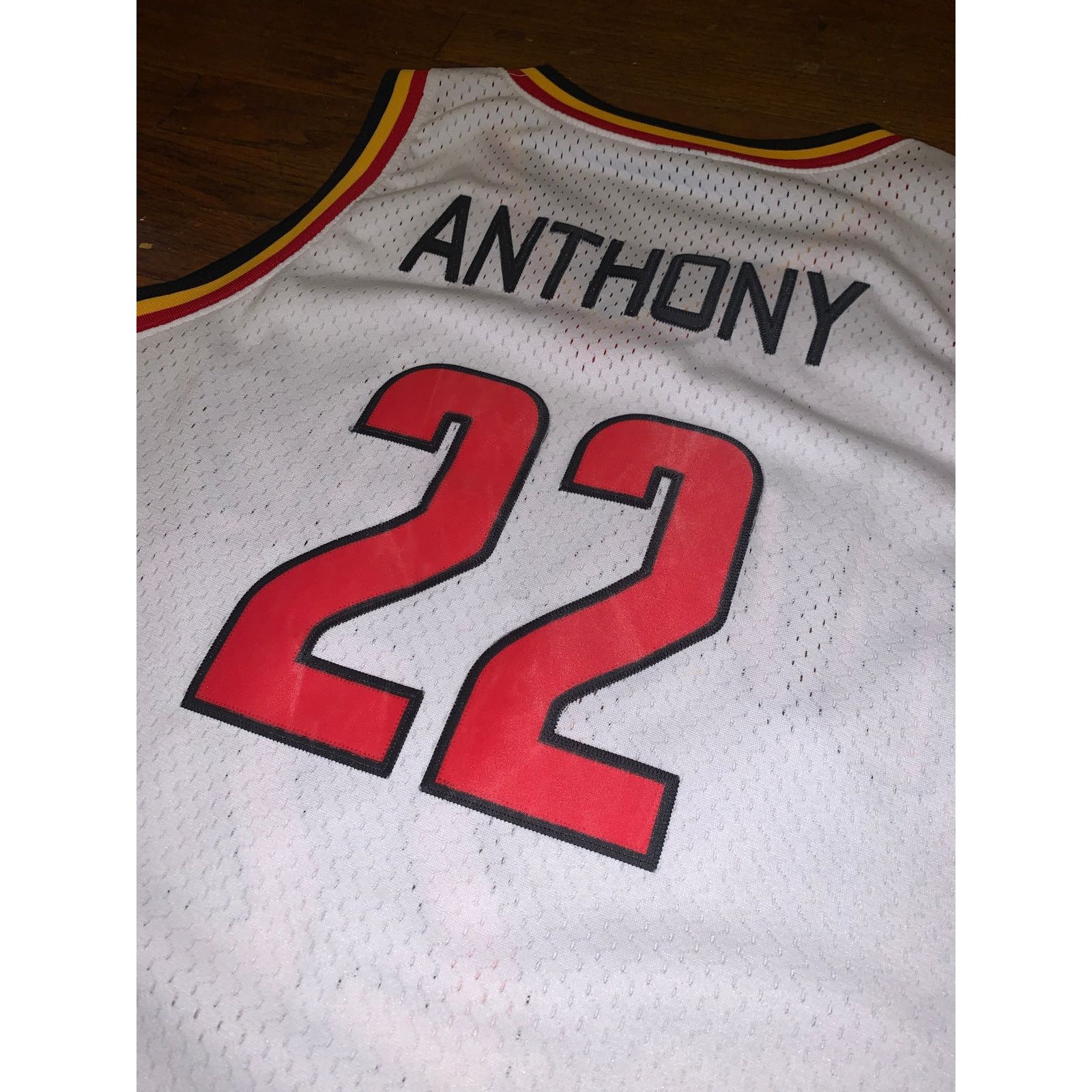 Jordan Brand Carmelo Anthony Oak Hill Jordan Brand Jersey #22 XL White Size US XL / EU 56 / 4 - 2 Thumbnail