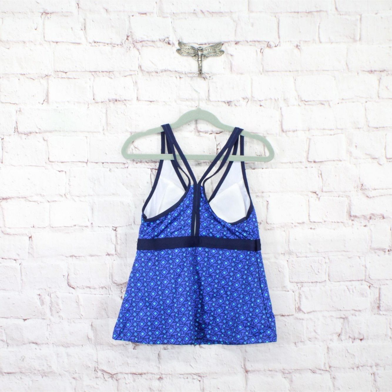 L.L. Bean LL Bean Lightly Padded Lined Racer Back Tankini Suit Top Size S / US 4 / IT 40 - 6 Thumbnail