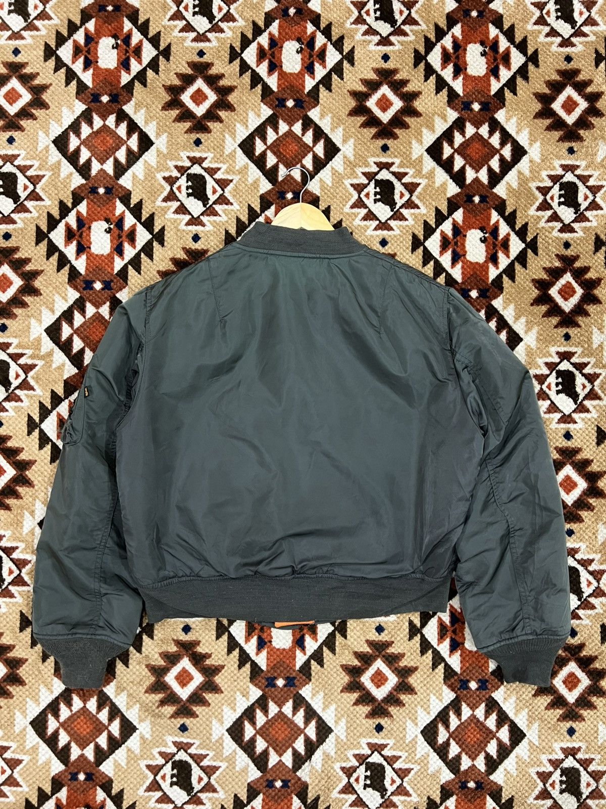 Alpha Industries Vtg USA Alpha Industries Flight Bomber Jacket Size US L / EU 52-54 / 3 - 14 Thumbnail