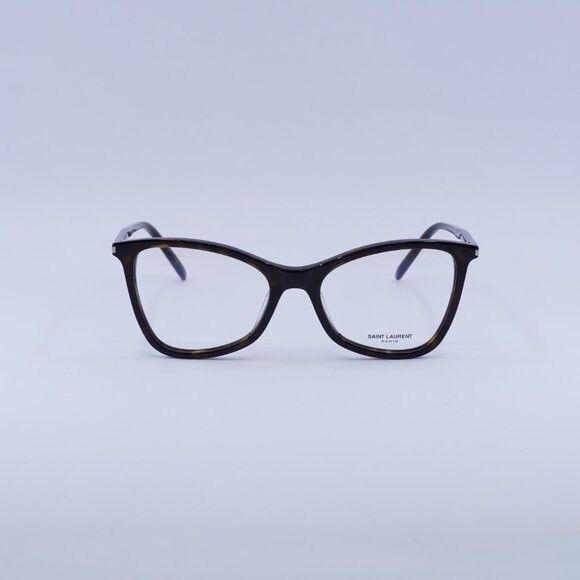 Saint Laurent Paris 🕶️ New Saint Laurent SL478 JERRY 002 Havana Eyeglasses 53mm Size ONE SIZE - 4 Thumbnail