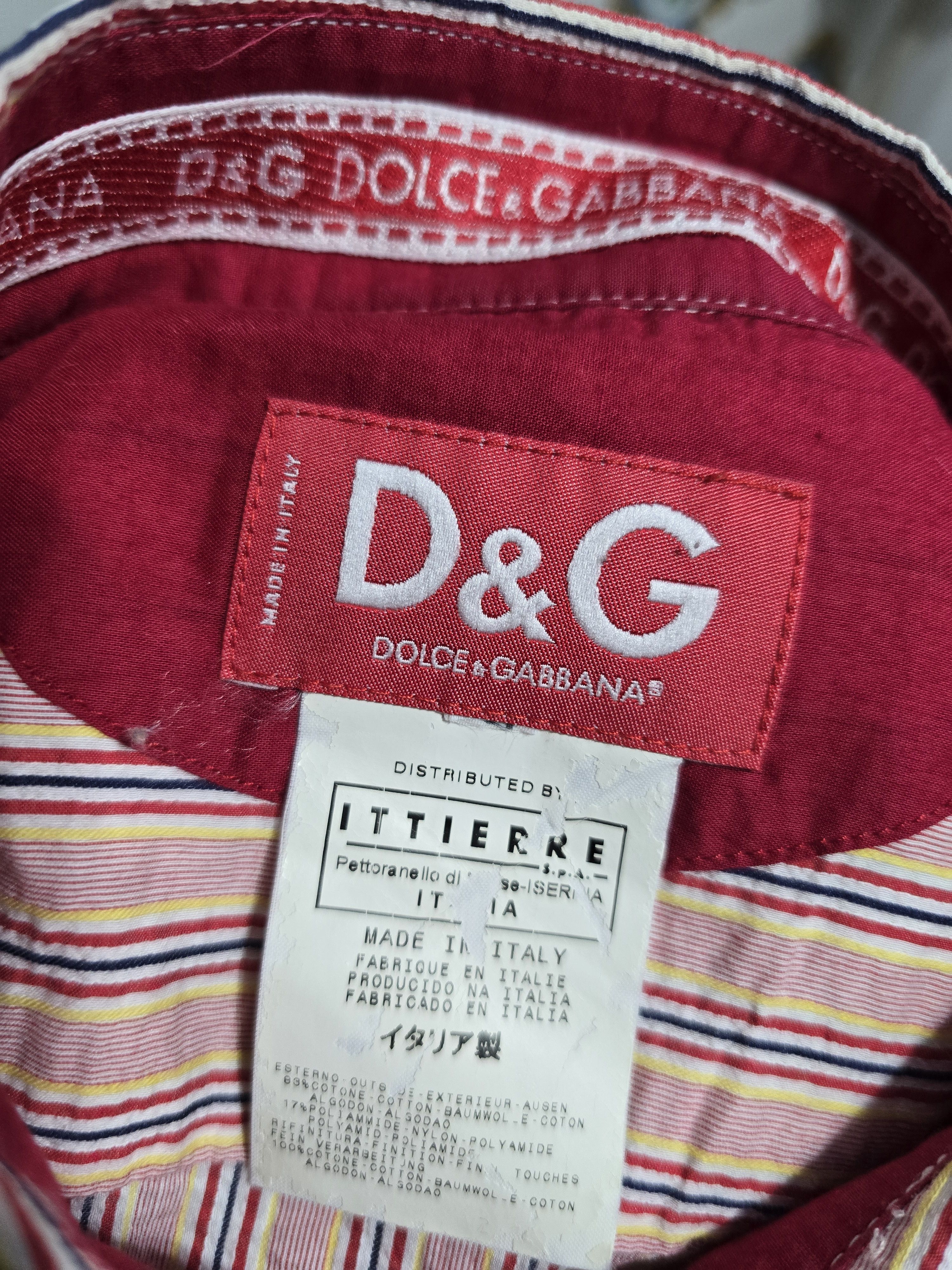 Dolce & Gabbana × Vintage DOLCE & GABBANA shirt Men VINTAGE 2000' RARE MEDIUM Size US M / EU 48-50 / 2 - 2 Thumbnail