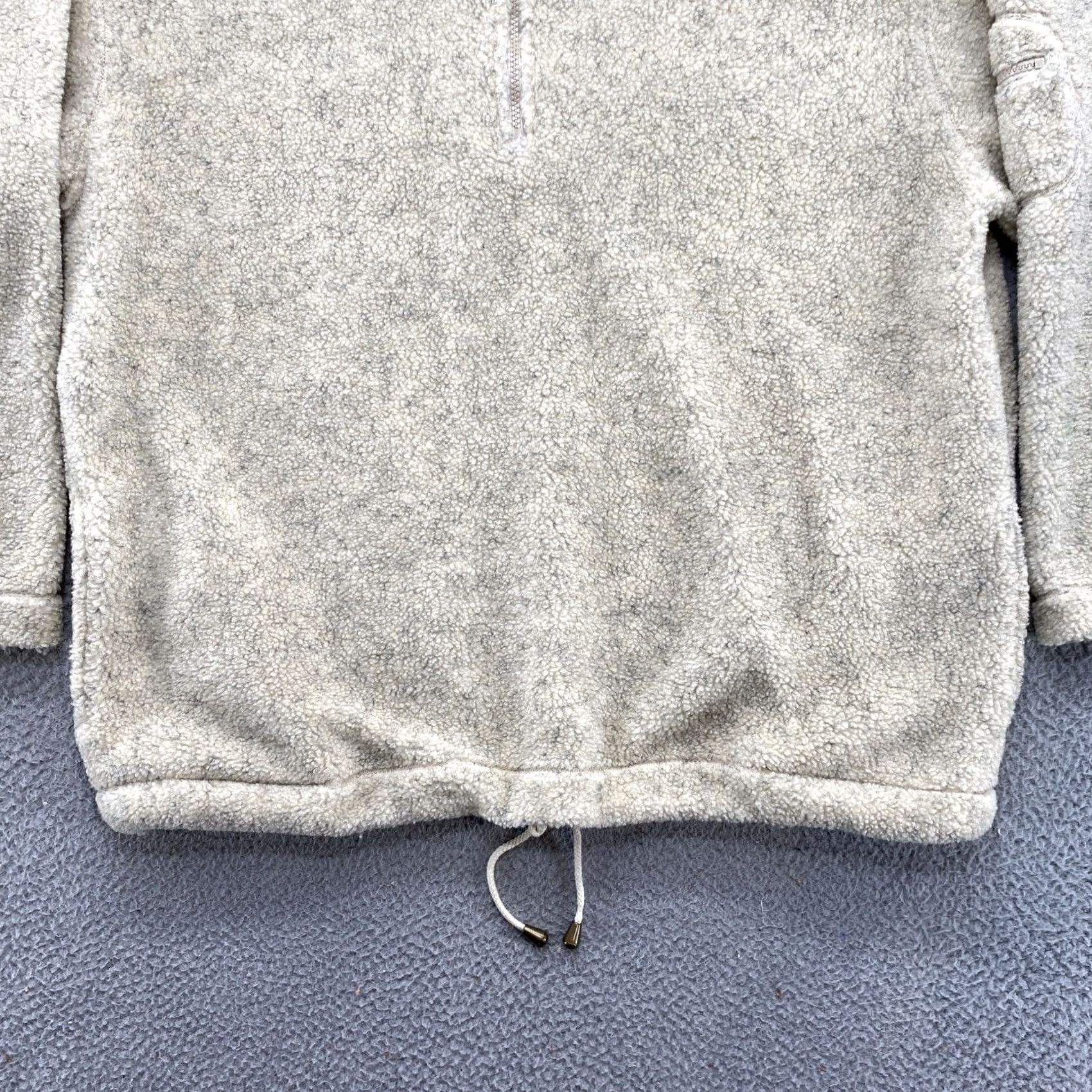 Cherokee Cherokee Sherpa 1/4 Zip Long Sleeve Jacket Pockets Polyester & Acrylic Size L Ivory Mens Vintage Size US L / EU 52-54 / 3 - 2 Thumbnail