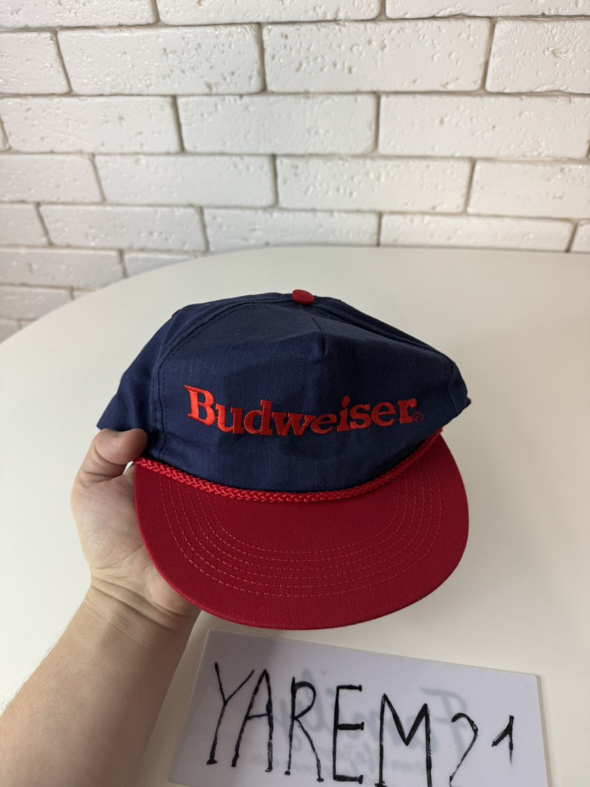 Other Budweiser made in usa cap hat Size ONE SIZE - 2 Thumbnail
