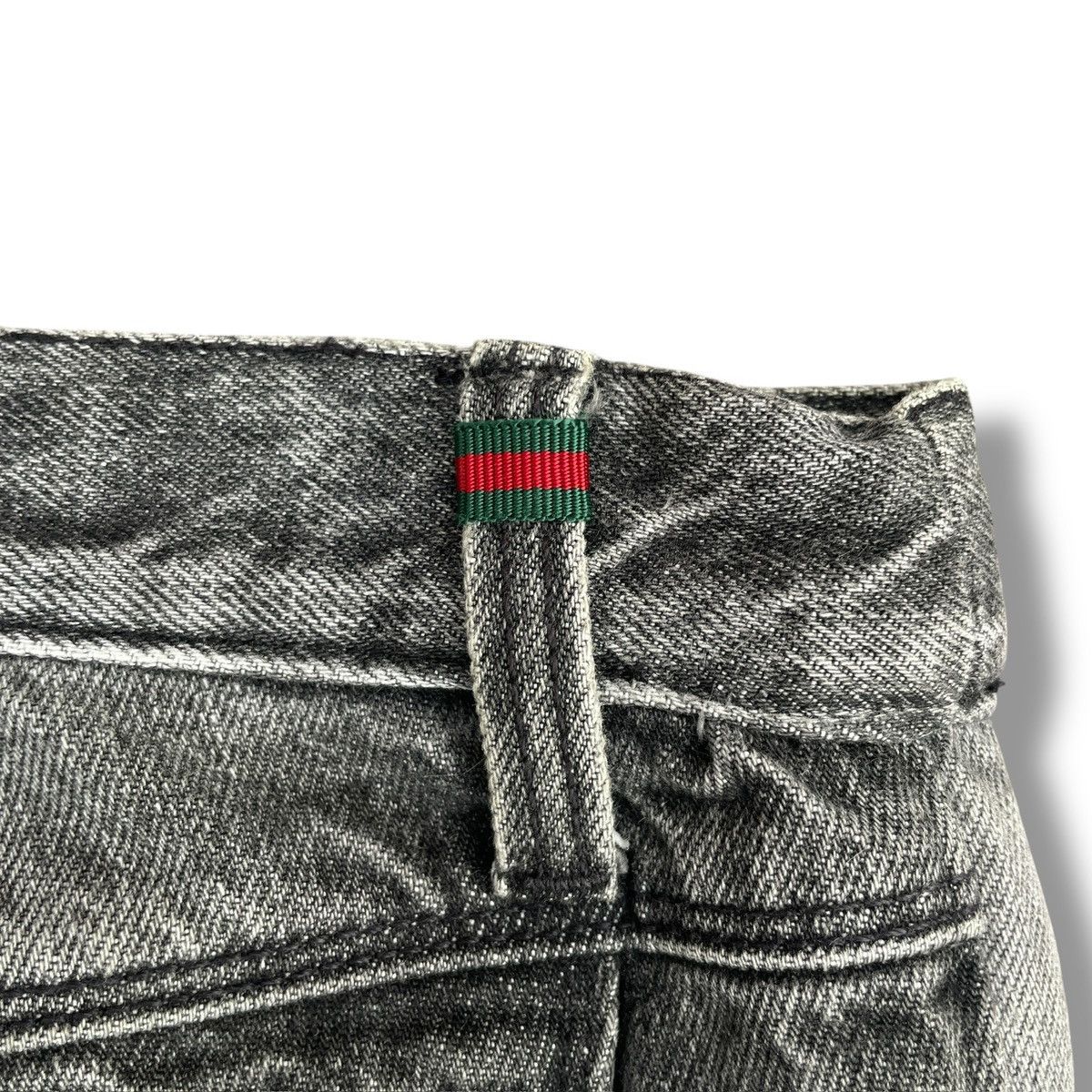 Gucci VINTAGE Gucci Skinny Tapered Denim Jeans Size 36" / US 14 / IT 50 - 12 Thumbnail