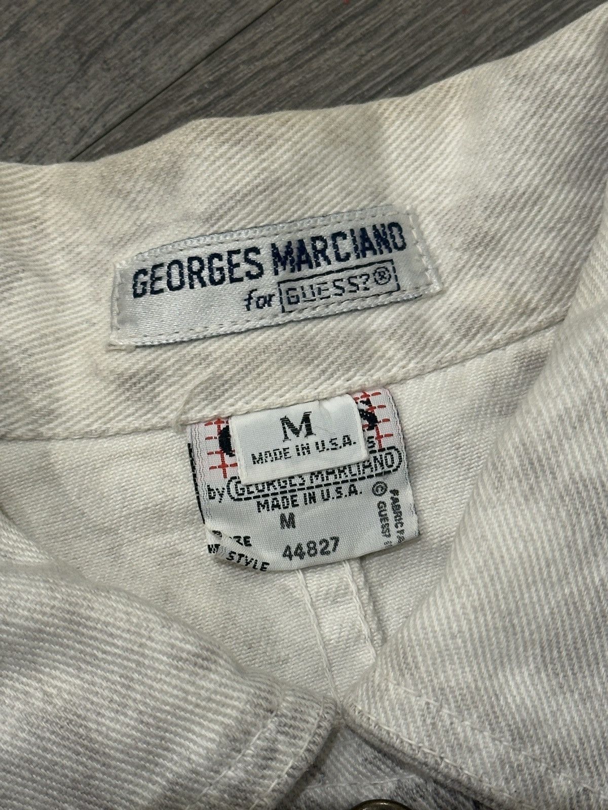 Georges Marciano Vintage Georges Marciano for Guess Balloon Denim Jacket Size M / US 6-8 / IT 42-44 - 7 Thumbnail
