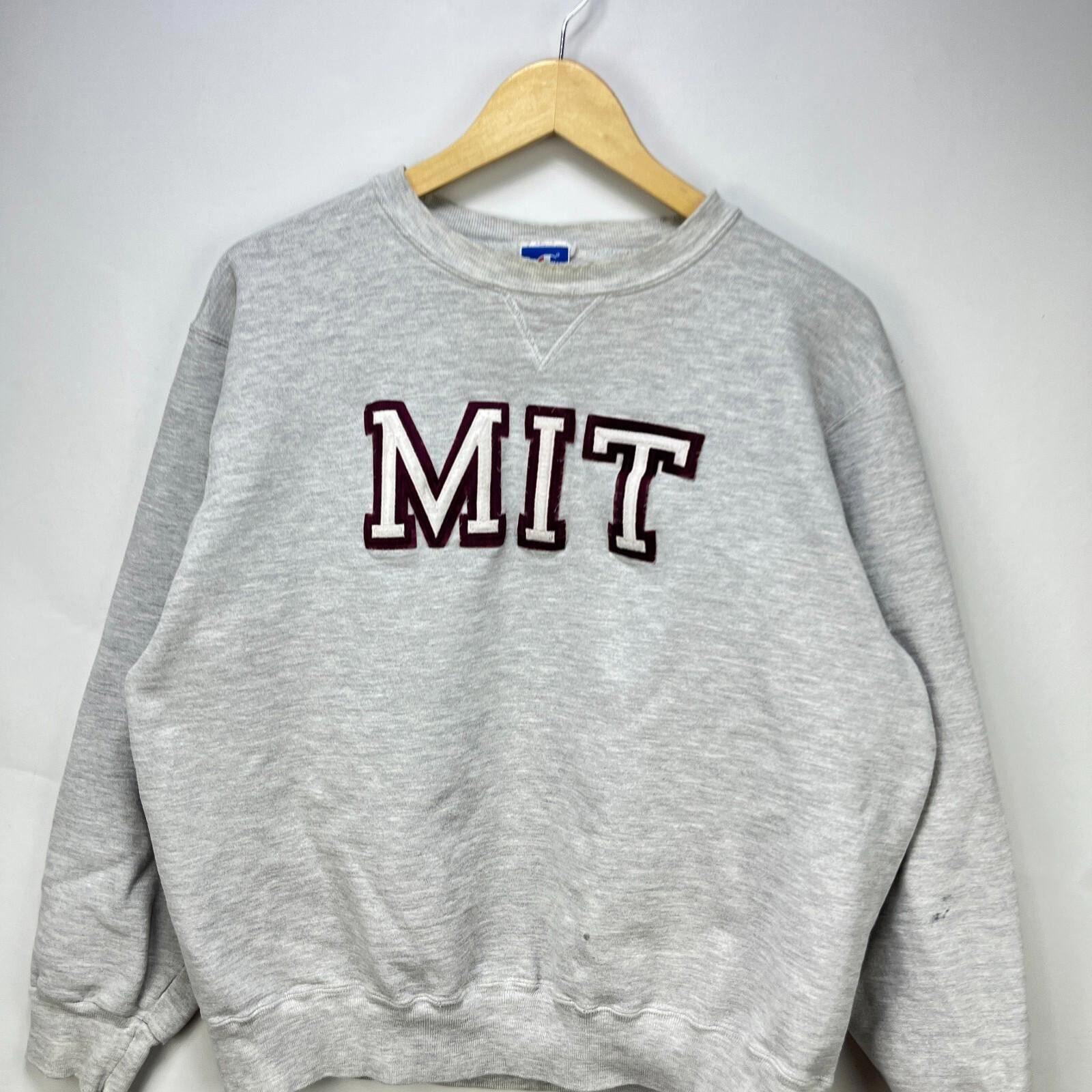 Champion Vintage 90s MIT Champion Sweatshirt Medium Massachusetts Size US M / EU 48-50 / 2 - 2 Thumbnail