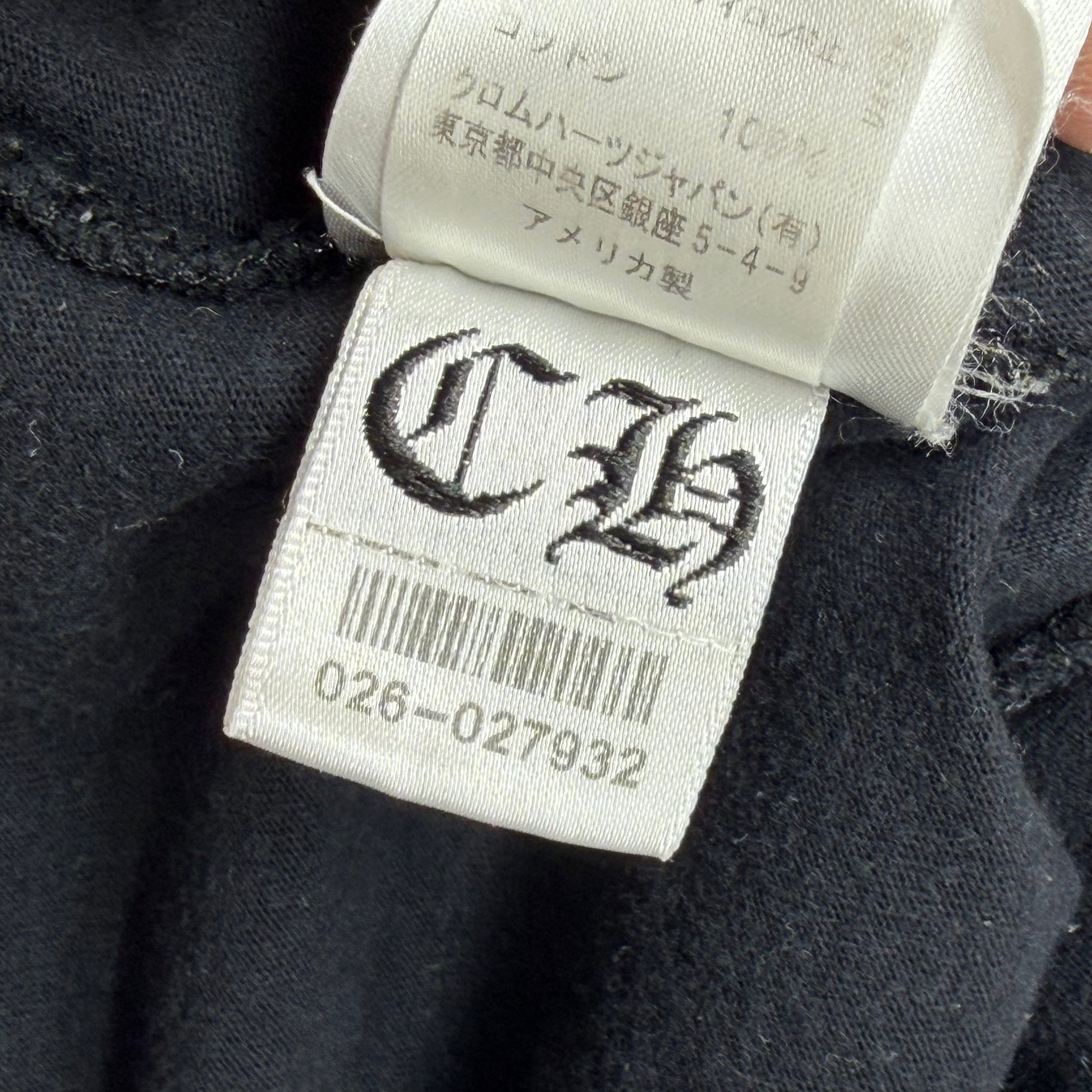 Chrome Hearts Chrome Hearts Side Logo Vertical Pocket Tee M Size US M / EU 48-50 / 2 - 8 Thumbnail