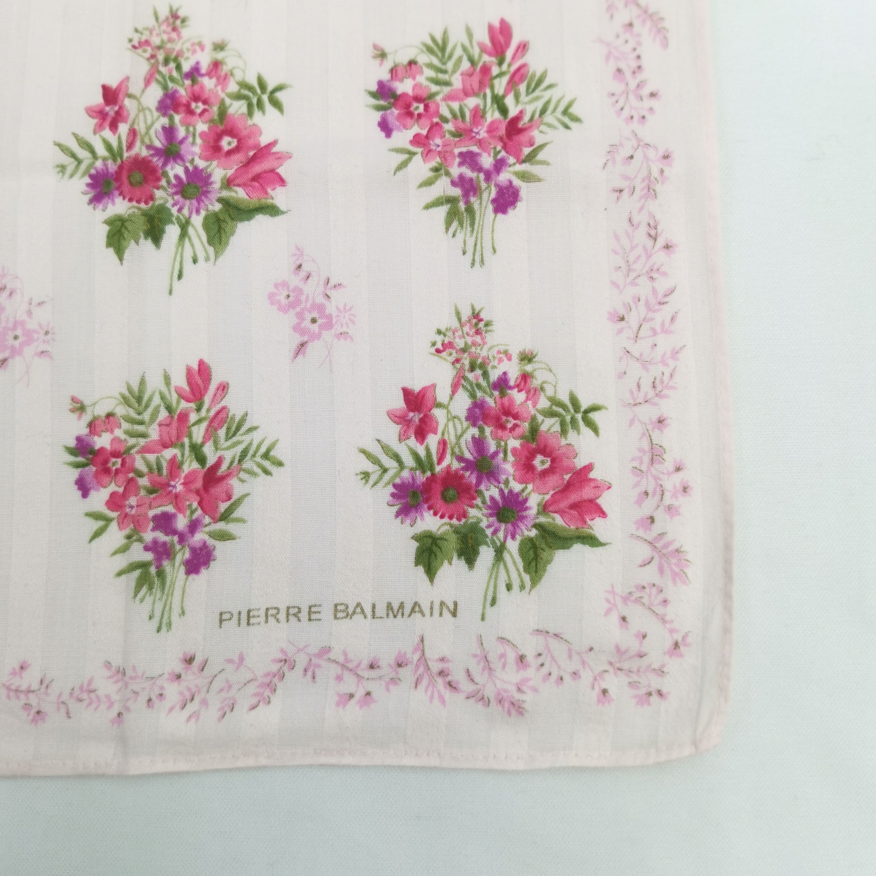 Japanese Brand Vintage Pierre Balmain Handkerchief Neckerchief Bandana Size ONE SIZE - 3 Thumbnail