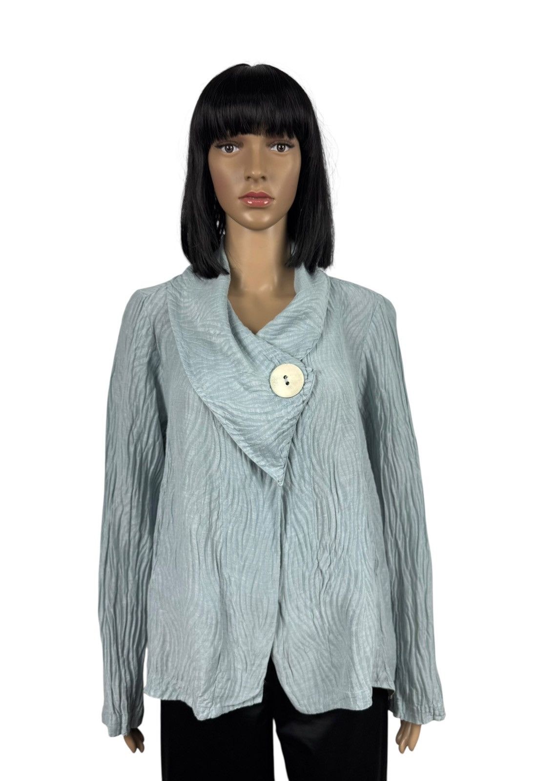 Other Grizas Pleated Lightweight Jacket Silk Linen size L Size L / US 10 / IT 46 - 1 Thumbnail