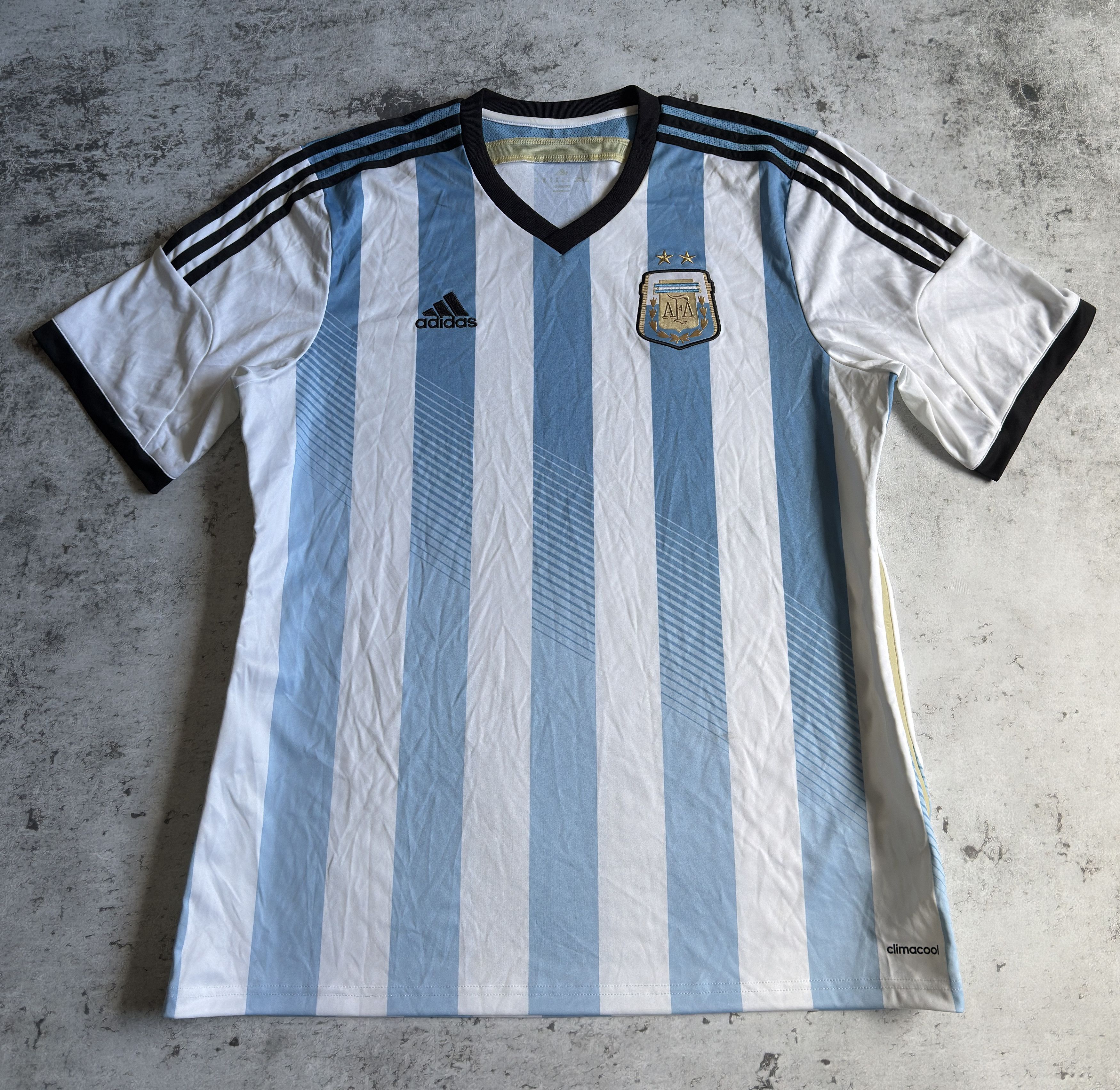 Adidas ARGENTINA 2013 2014 HOME SHIRT JERSEY ADIDAS sz XL Size US XL / EU 56 / 4 - 1 Thumbnail
