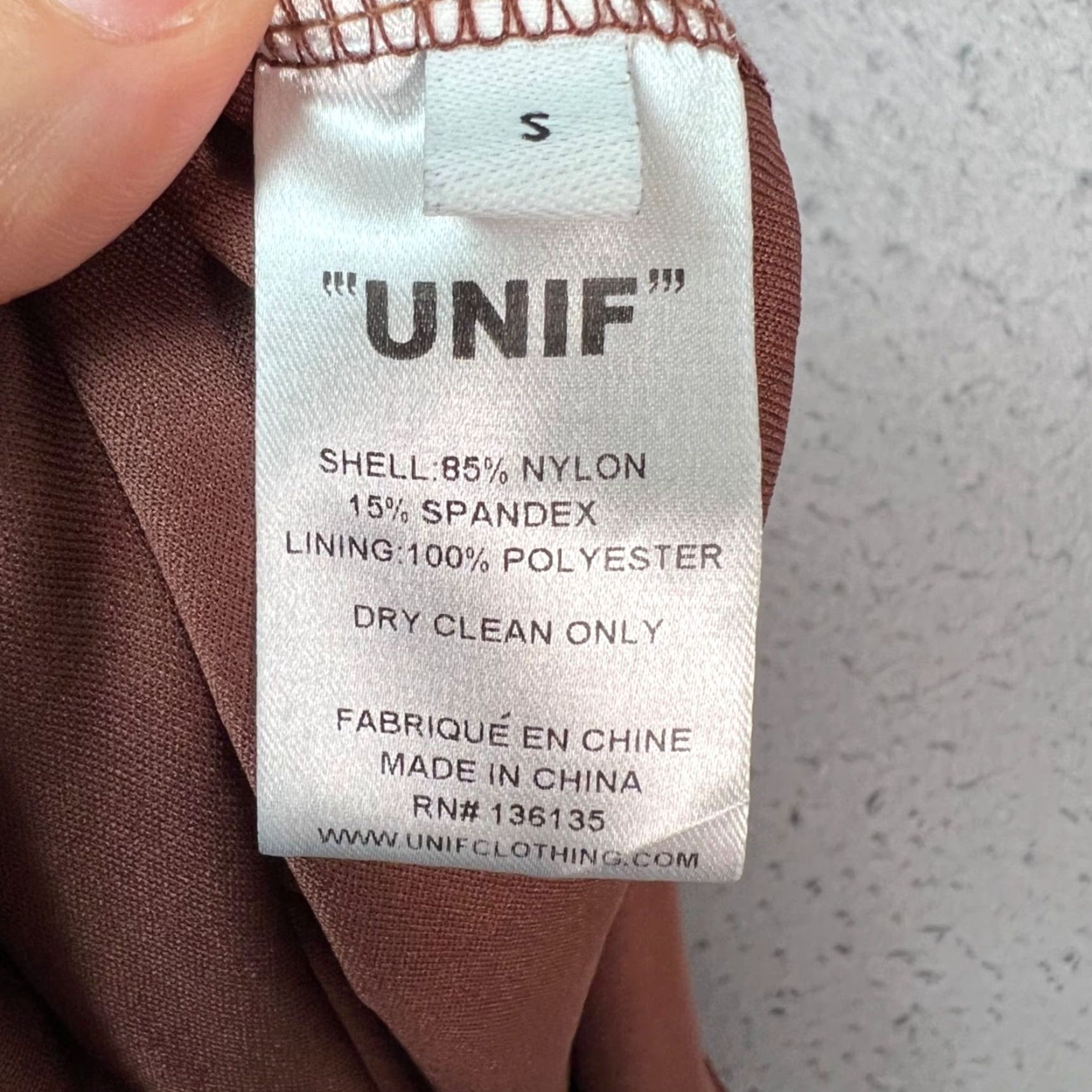 UNIF UNIF Slip Dress Women's Small Brown Sheer Floral Adjustable Straps Sleeveless Knee Length Size S / US 4 / IT 40 - 4 Thumbnail