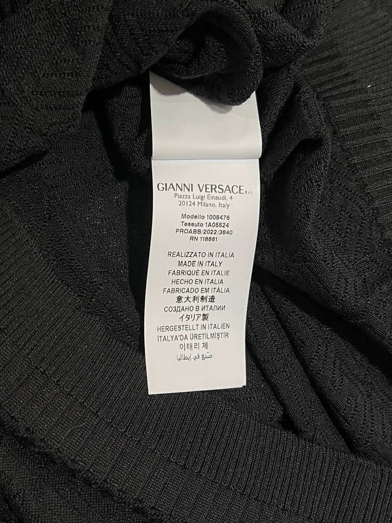 Versace Versace Black crew neck sweater Size US L / EU 52-54 / 3 - 8 Thumbnail