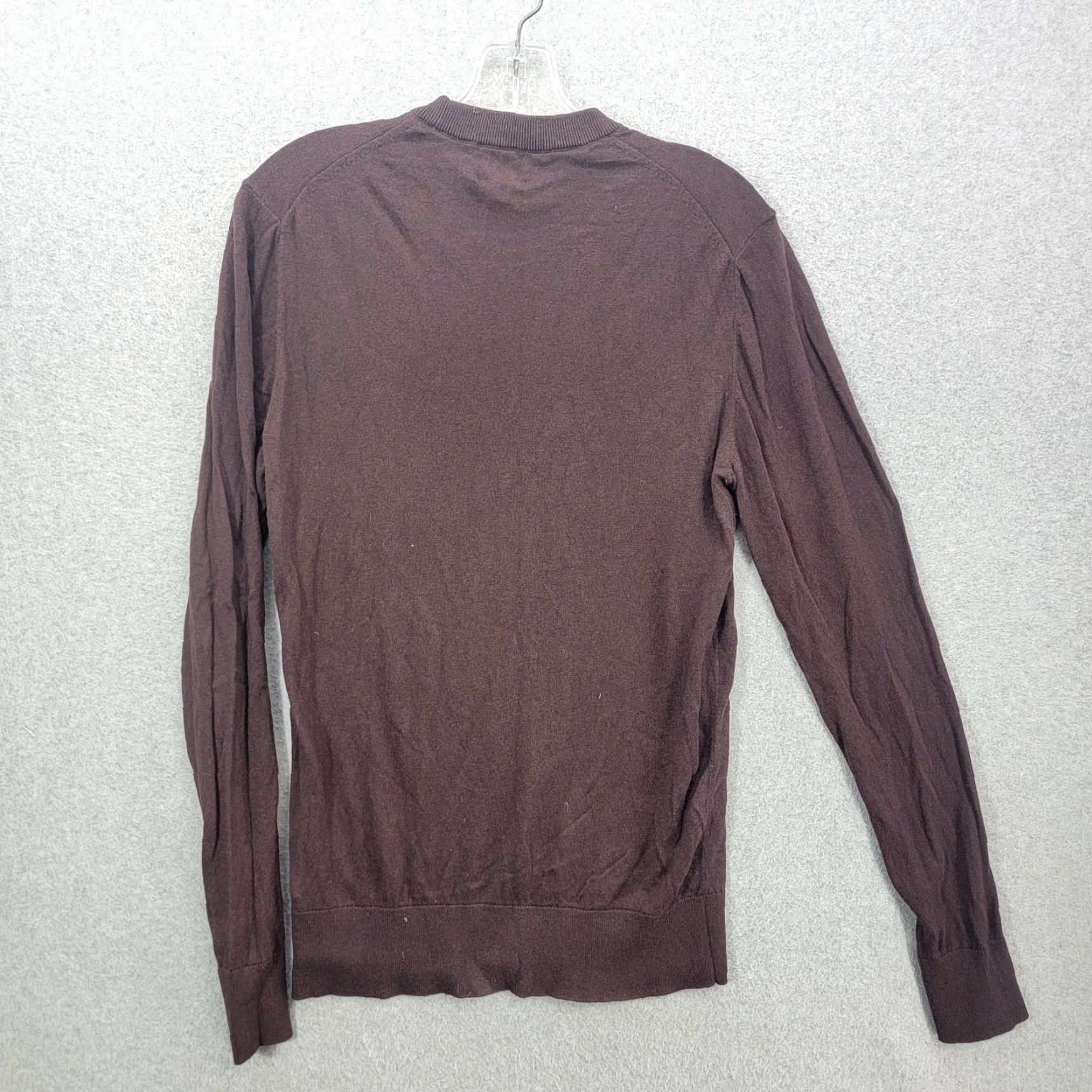 H&M HM Sweater Mens Small Regular Fit Brown Crew Neck Shirt Size US S / EU 44-46 / 1 - 3 Thumbnail