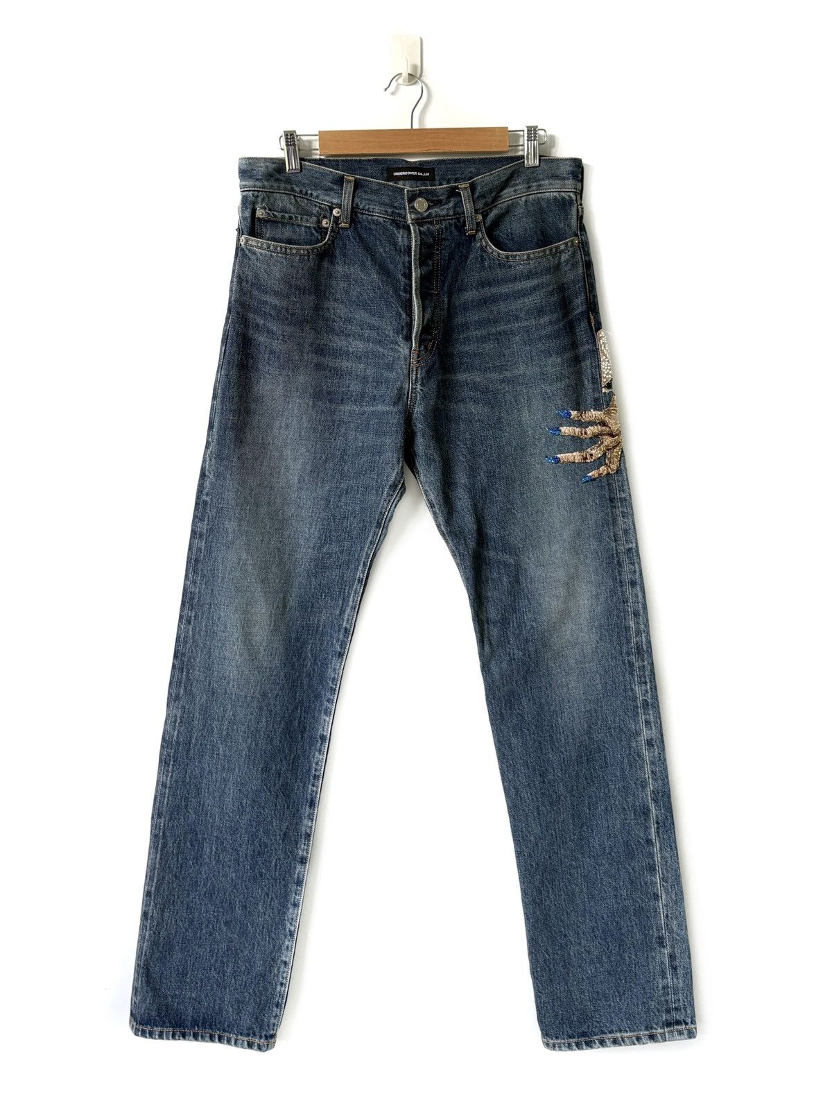 Undercover Undercover 2023 AW "Komische" Hand Denim Pants Size US 32 / EU 48 - 2 Thumbnail