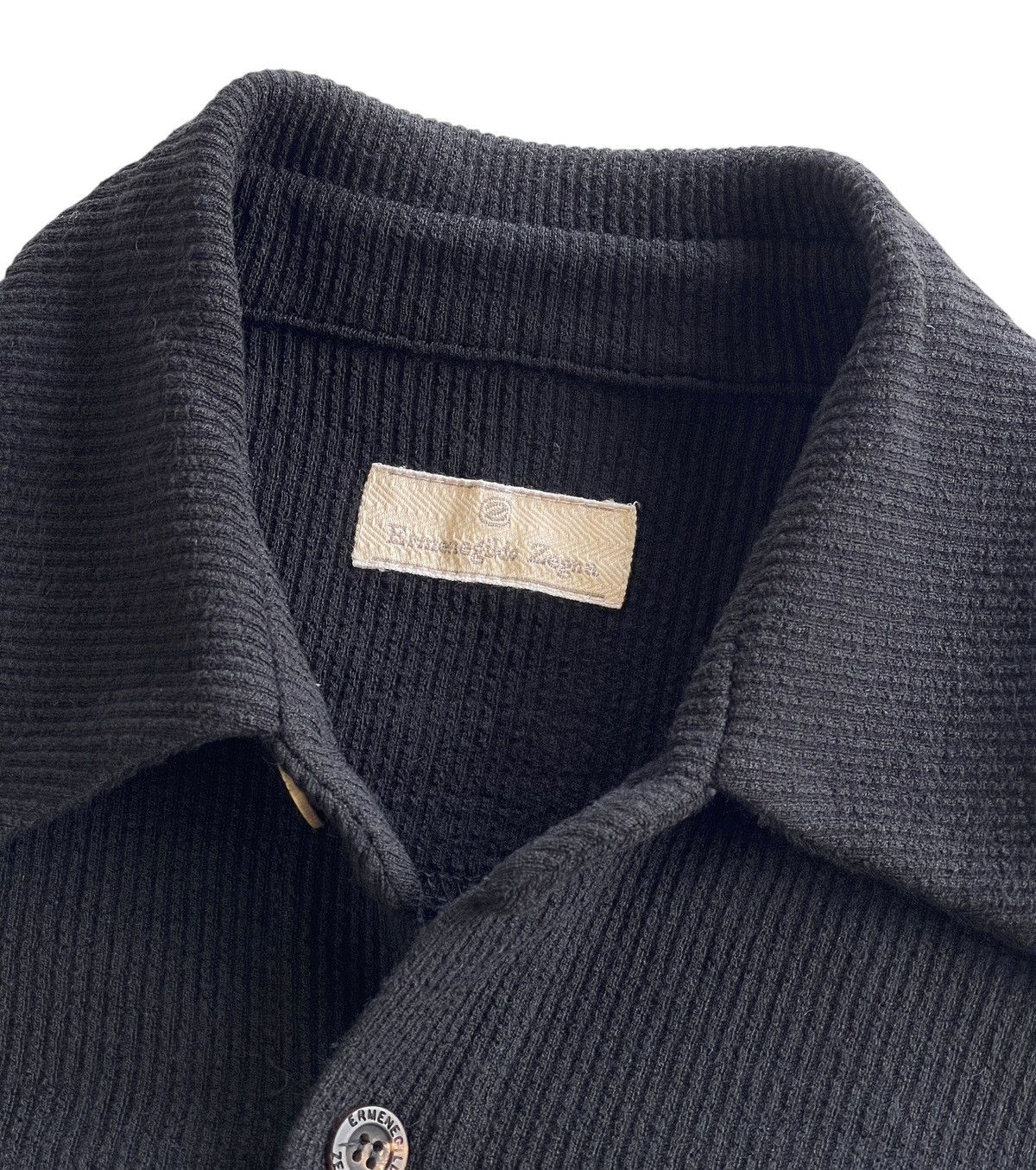Ermenegildo Zegna Ermenegildo Zegna Black knit Shirt Size US M / EU 48-50 / 2 - 5 Thumbnail