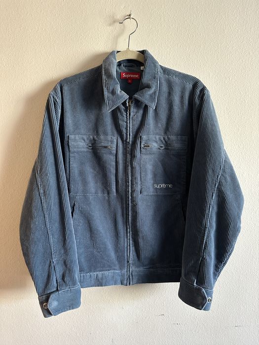 Supreme Corduroy Zip Jacket | Grailed