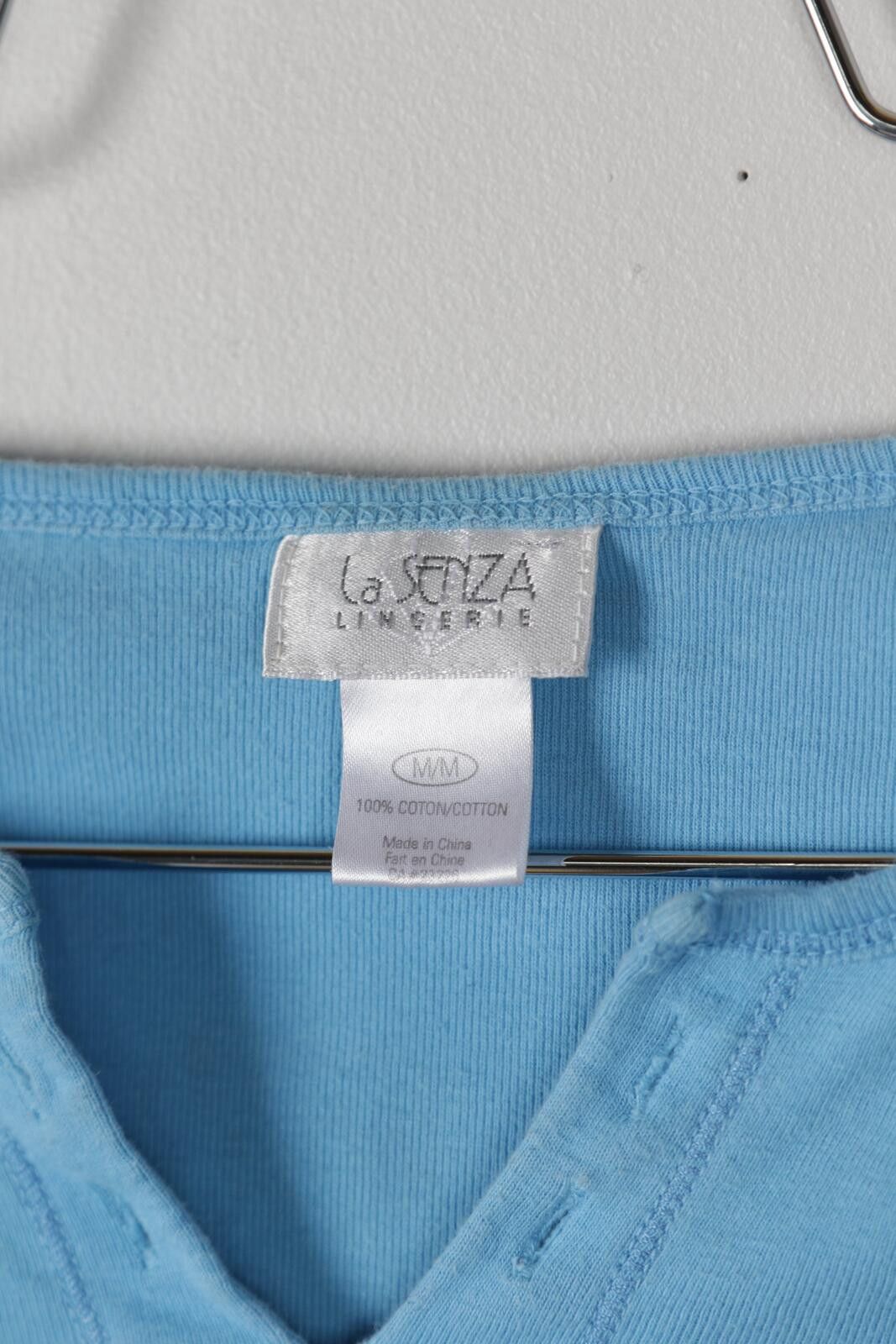 Other 00's La Senza Lingerie V-Neck Long-Sleeve T-Shirt Size M / US 6-8 / IT 42-44 - 4 Thumbnail