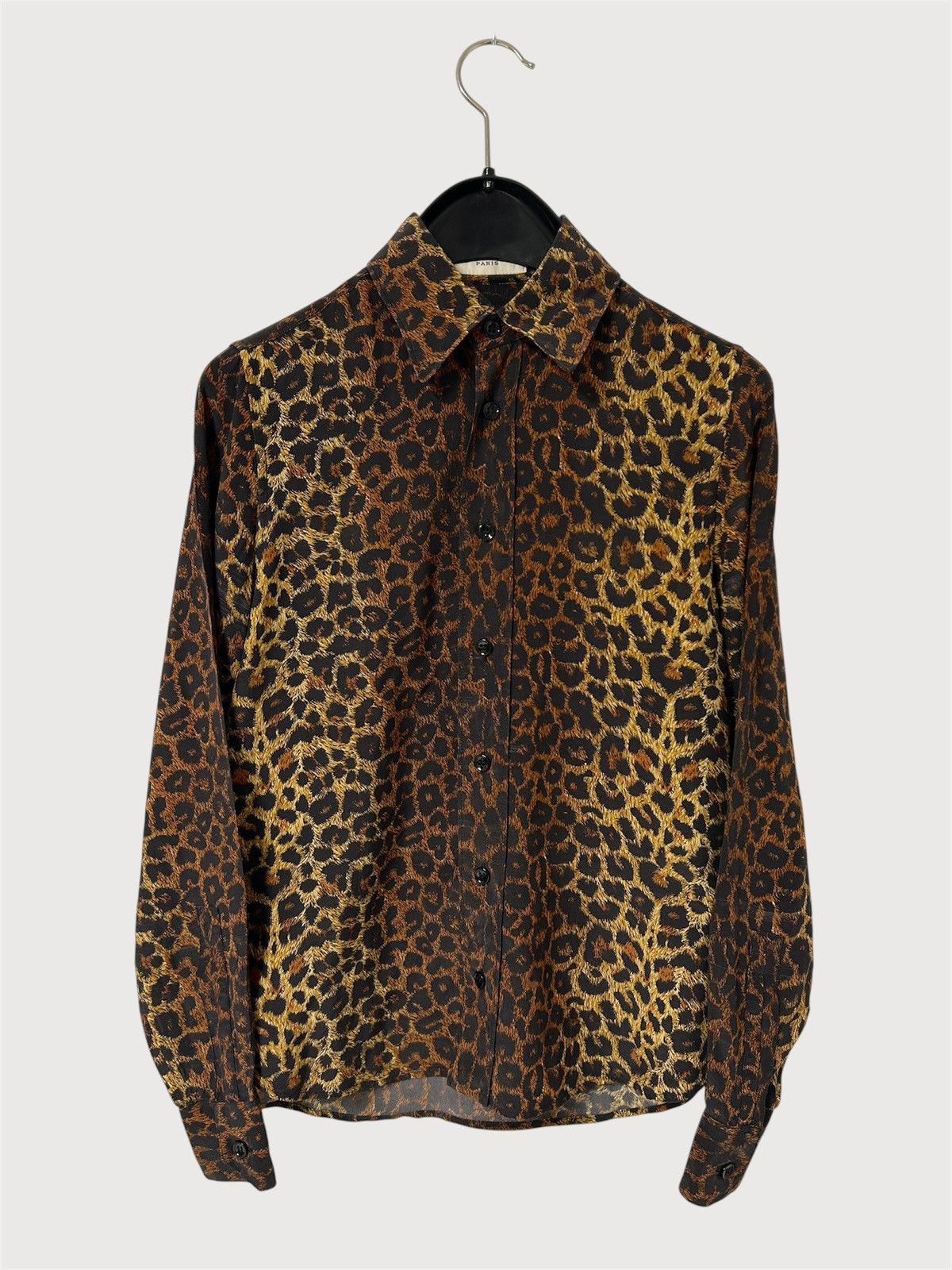 Saint Laurent Paris SS2015 1/1 Sample Leopard “Babycat” Shirt Size US XS / EU 42 / 0 - 1 Thumbnail