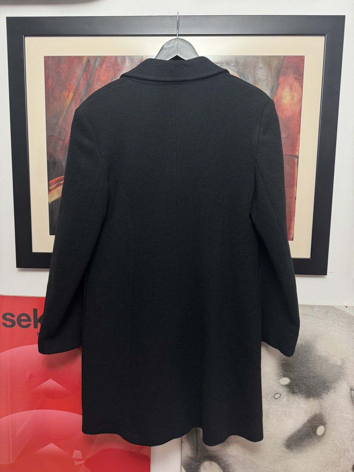 Emporio Armani Vintage Emporio Armani Jeans Long Wool Coat Classic Italy Size XL / US 12-14 / IT 48-50 - 2 Thumbnail