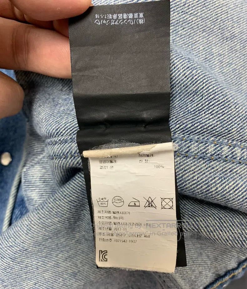 Balenciaga Balenciaga Cola Denim Jacket Distressed Style Size US M / EU 48-50 / 2 - 5 Thumbnail