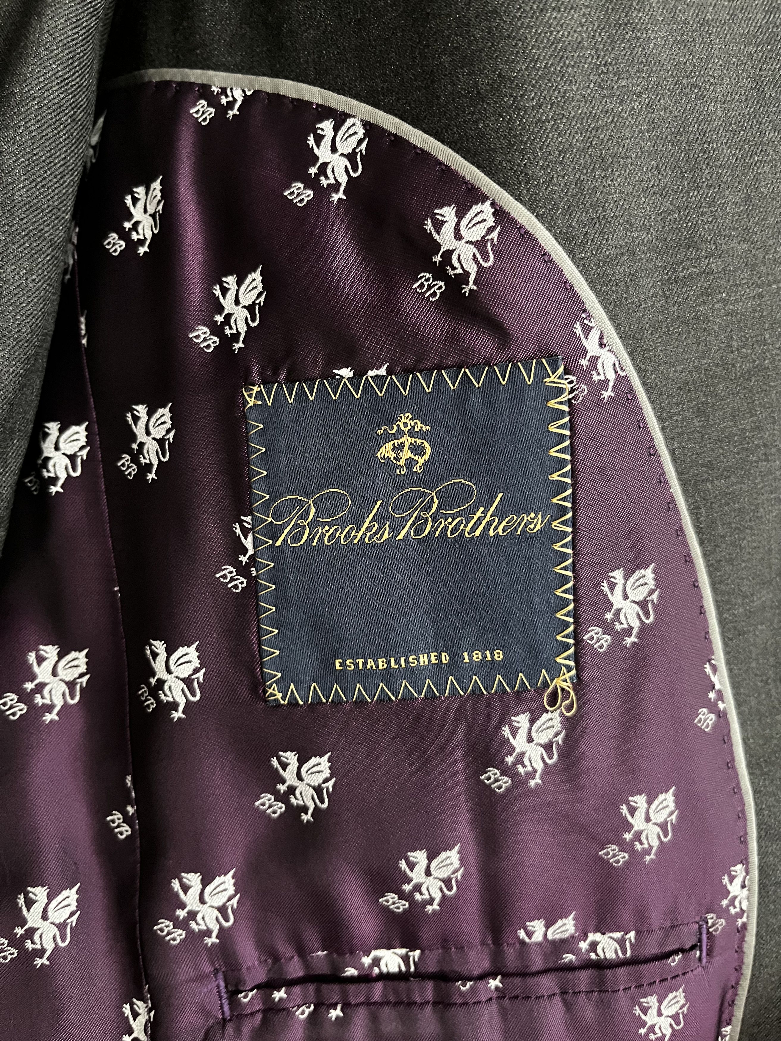 Brooks Brothers Brooks Brothers Mens Gray Suit 38L Size 38L - 4 Thumbnail