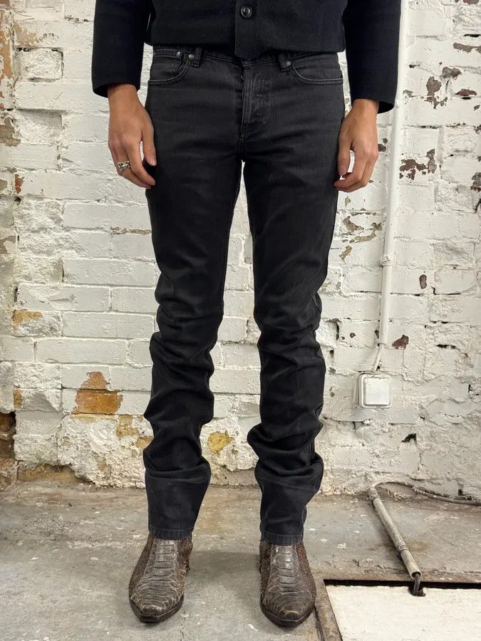 Givenchy AW2010 Givenchy Black Slim Denim Jeans Size US 32 / EU 48 - 2 Thumbnail