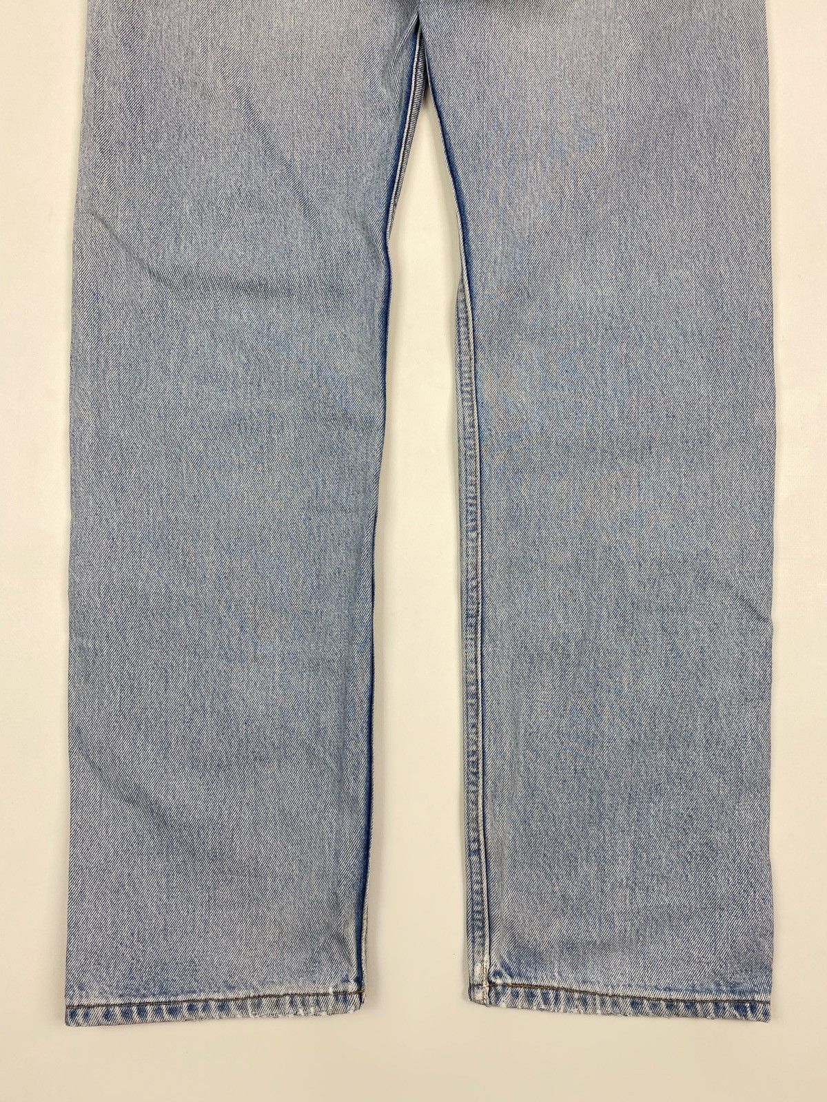 Levi's 2000s Vintage Distressed Levi’s 501 Washed Blue Denim Pants Size US 33 - 10 Thumbnail