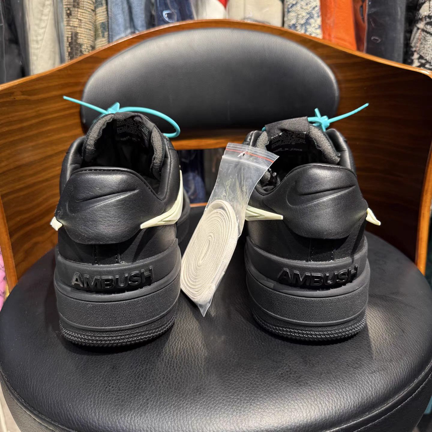 Nike Nike Air Force 1 x AMBUSH Low Sneakers K15 Size US 14 / EU 47 - 3 Thumbnail