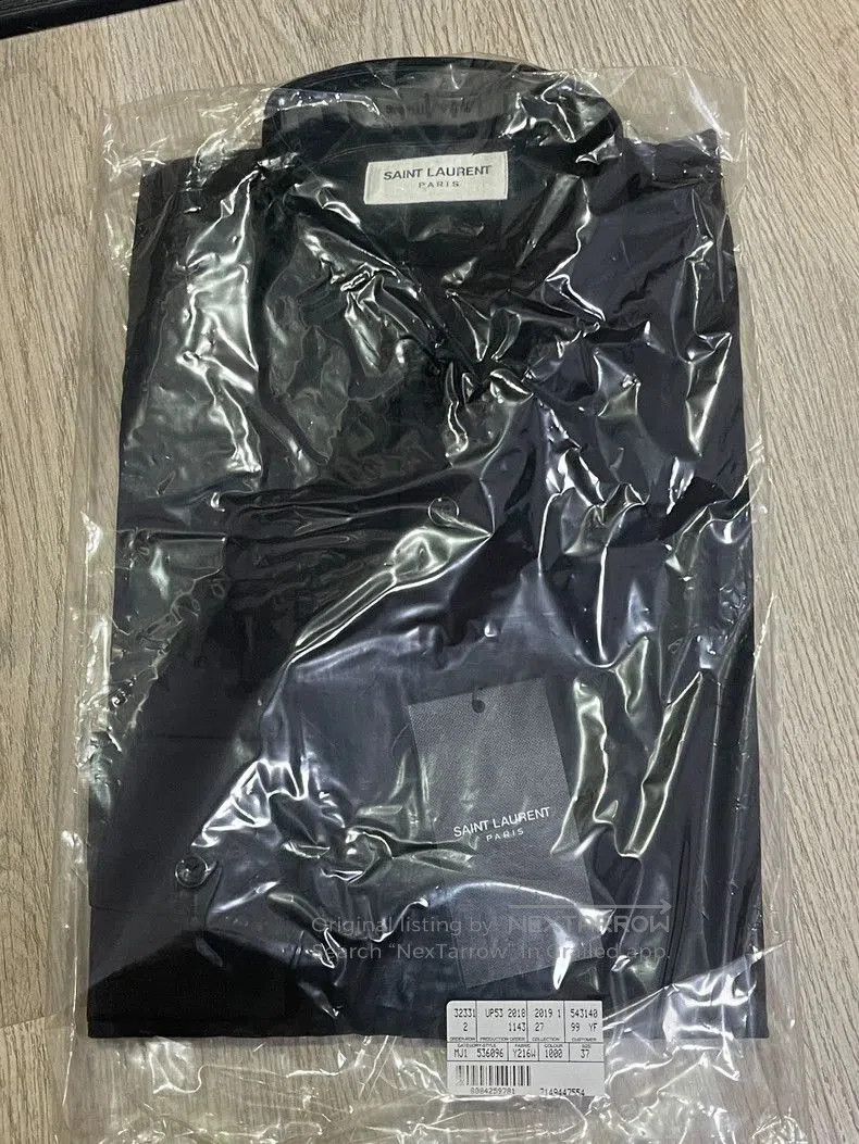 Saint Laurent Paris Saint Laurent Men's Dress Shirt Size US XS / EU 42 / 0 - 1 Thumbnail