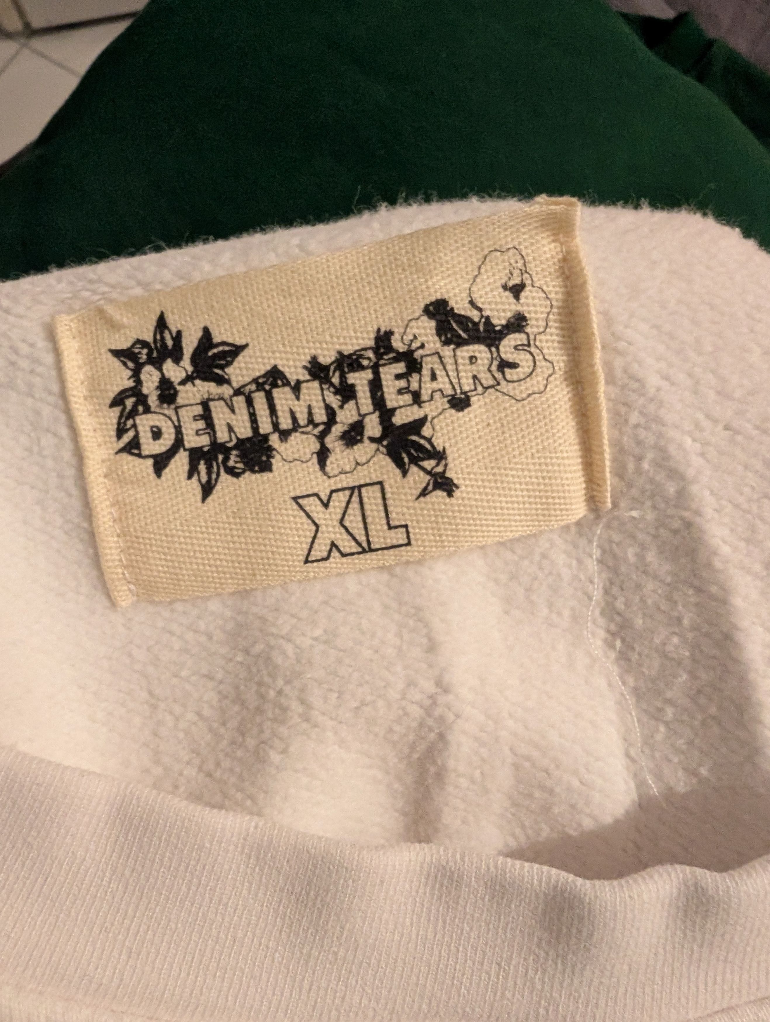 DENIM TEARS Denim Tears Black Lazarus Sweatshirt Sample Piece Size US XL / EU 56 / 4 - 5 Thumbnail