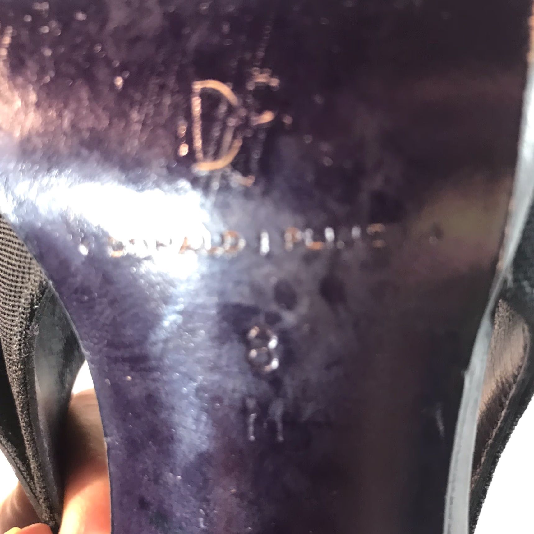Donald Pliner Donald J Pliner Black Kitten Heels Womens Size 8M 2.5in Pointed Toe Pump Size US 8 / IT 38 - 7 Thumbnail