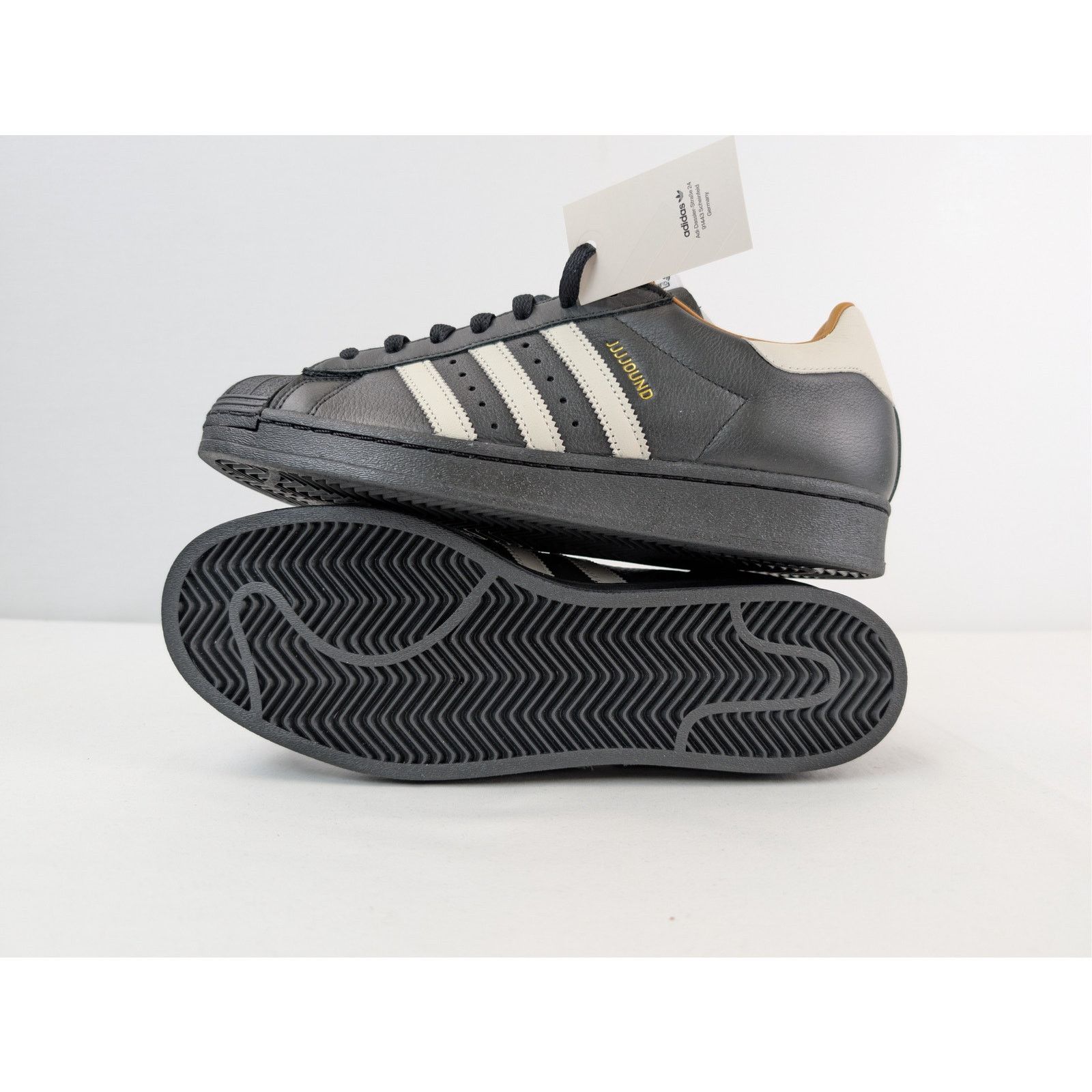 Adidas × JJJJound o1rshd1 Superstar OG Originals Sneakers in Core Black Size US 9.5 / EU 42-43 - 13 Thumbnail