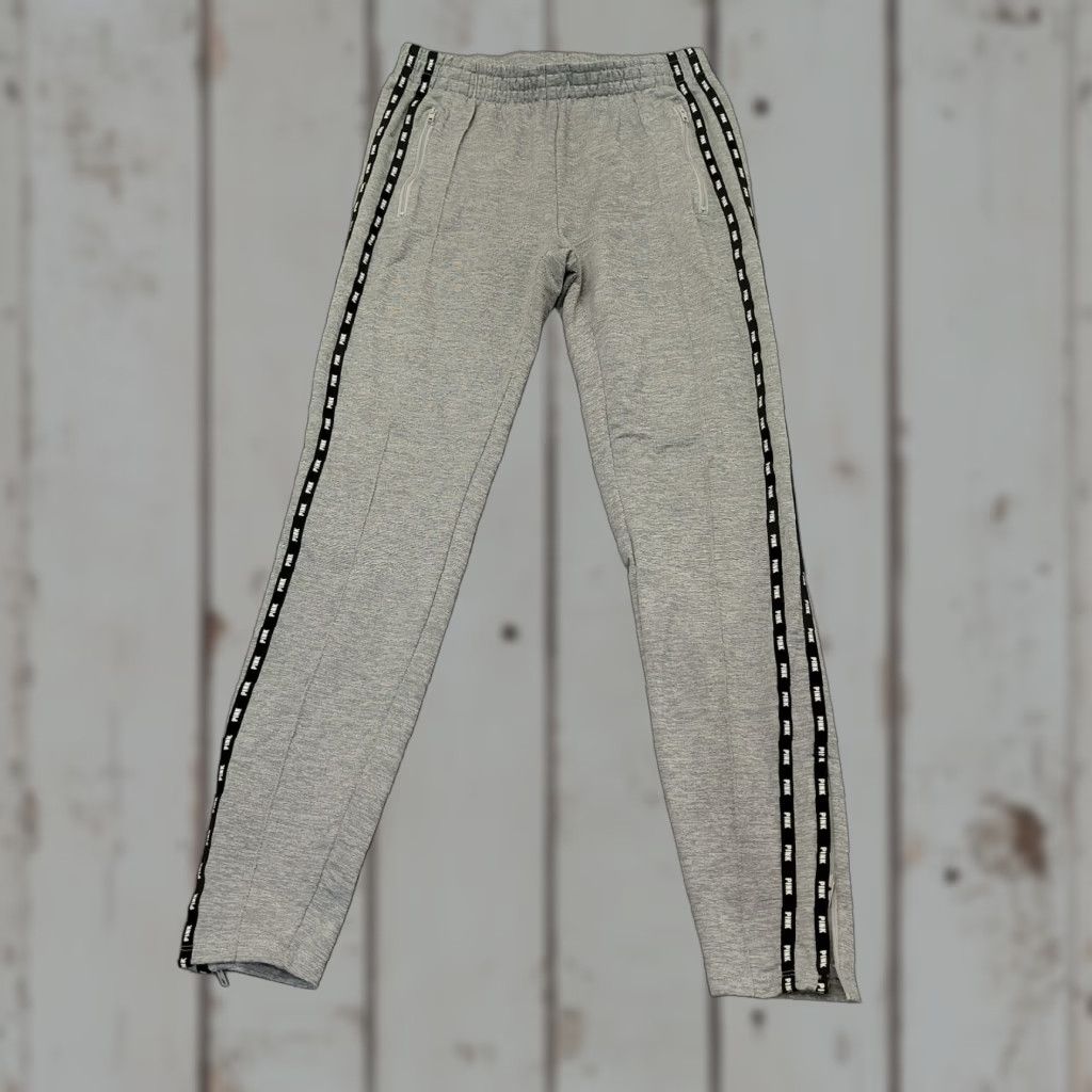 Victoria's Secret Victoria's Secret Joggers Women S Heather Gray Lounge Yoga Pants Zip Hems Size 28" / US 6 / IT 42 - 1 Thumbnail