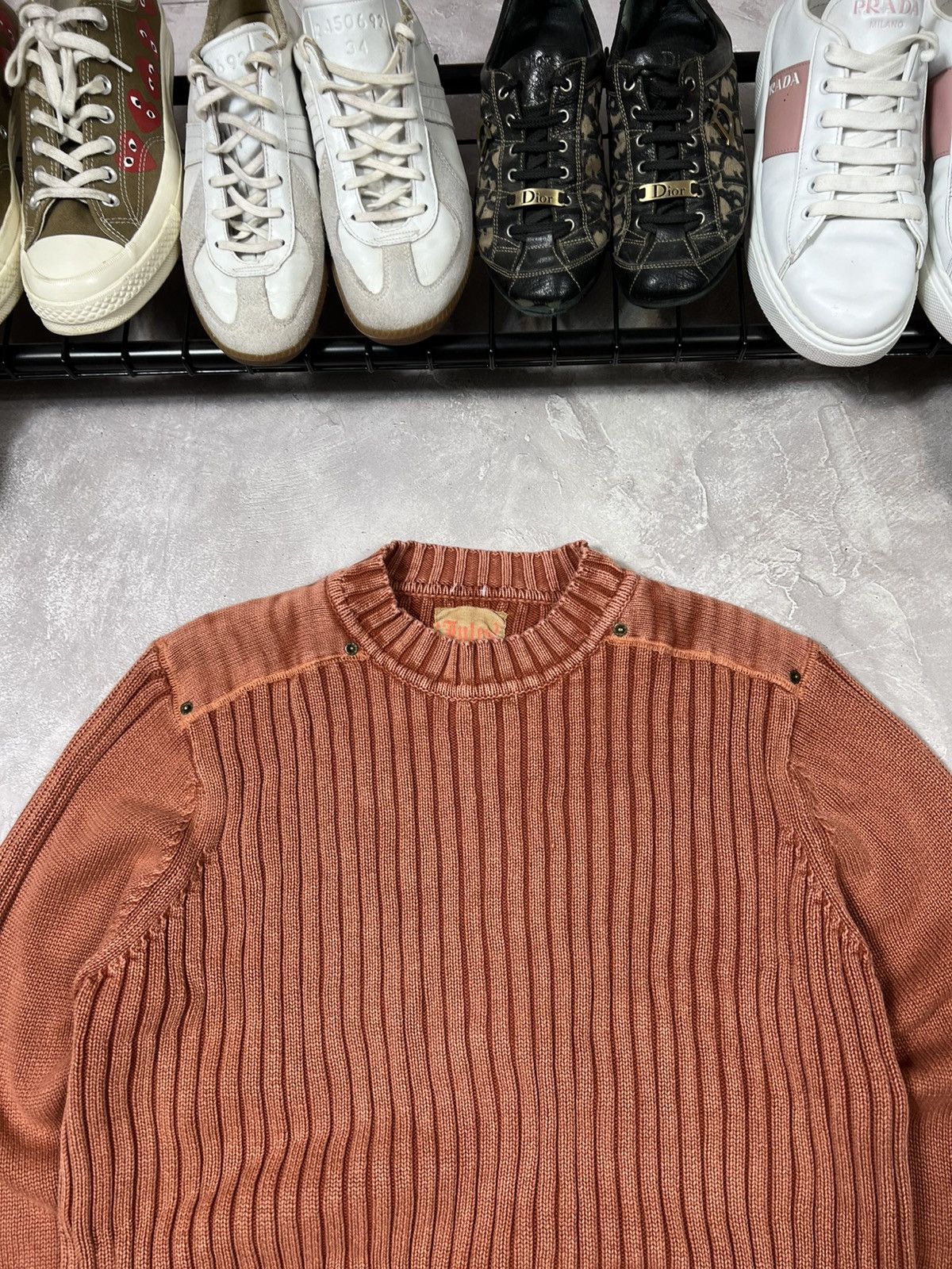 Vintage Vintage Style Ribbet Distressed Sweater Size US XL / EU 56 / 4 - 3 Thumbnail