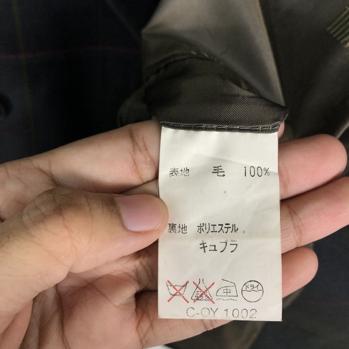 Japanese Brand 🔥Rich Black - Double Breast Coats Jacket Lanvin Paris Size US M / EU 48-50 / 2 - 14 Thumbnail