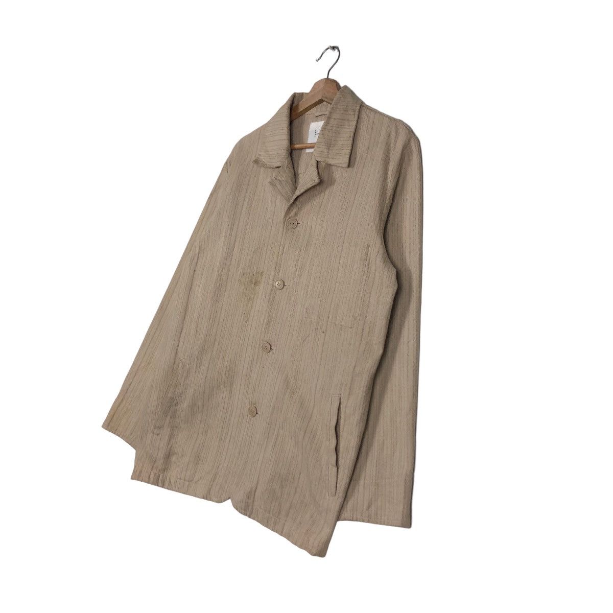 🔥Issey Miyake Design Style Hickory Chore Jacket Vviirrggnn