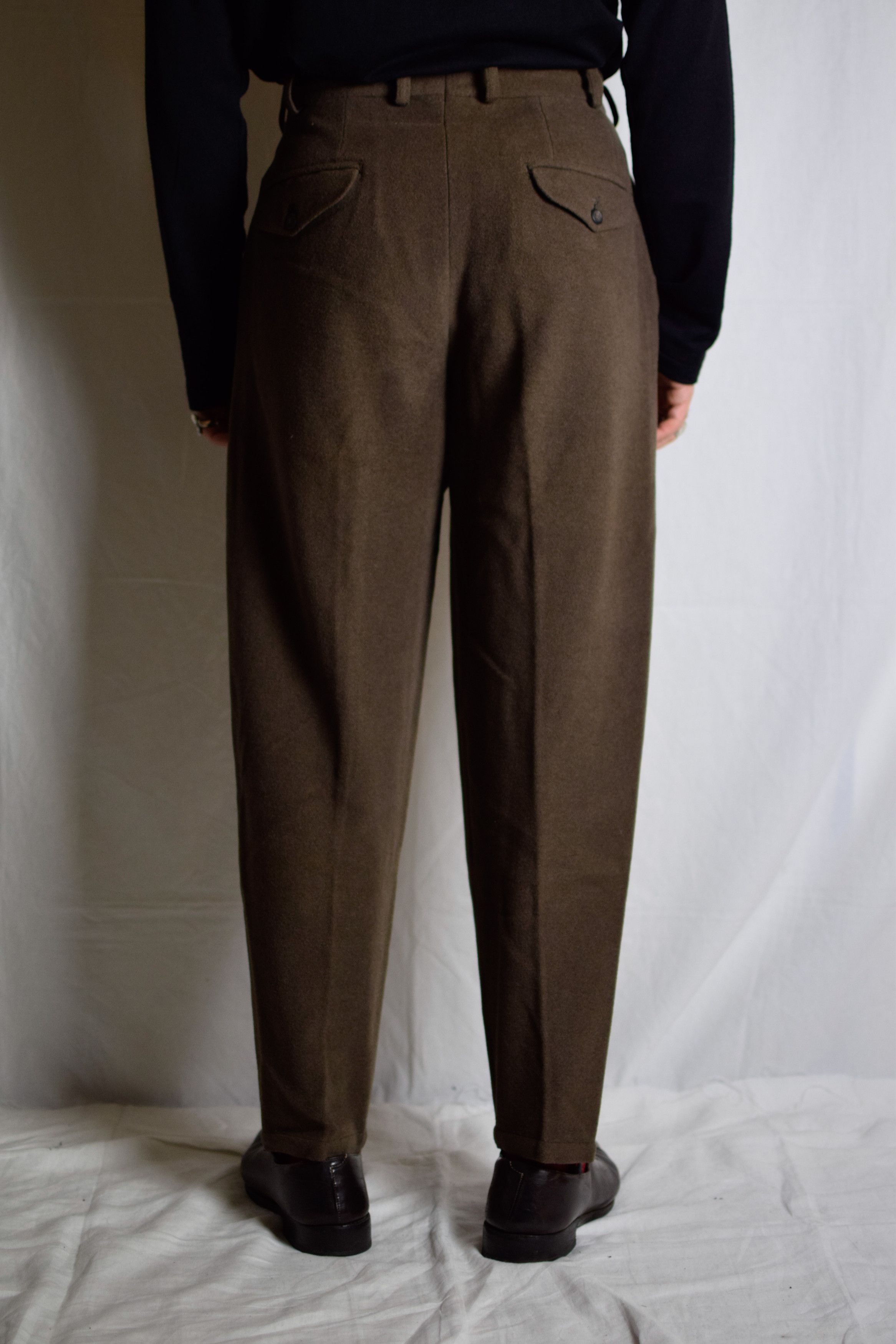Yohji Yamamoto YYPH Archive 80's Brown Wool Pants Size US 30 / EU 46 - 6 Thumbnail