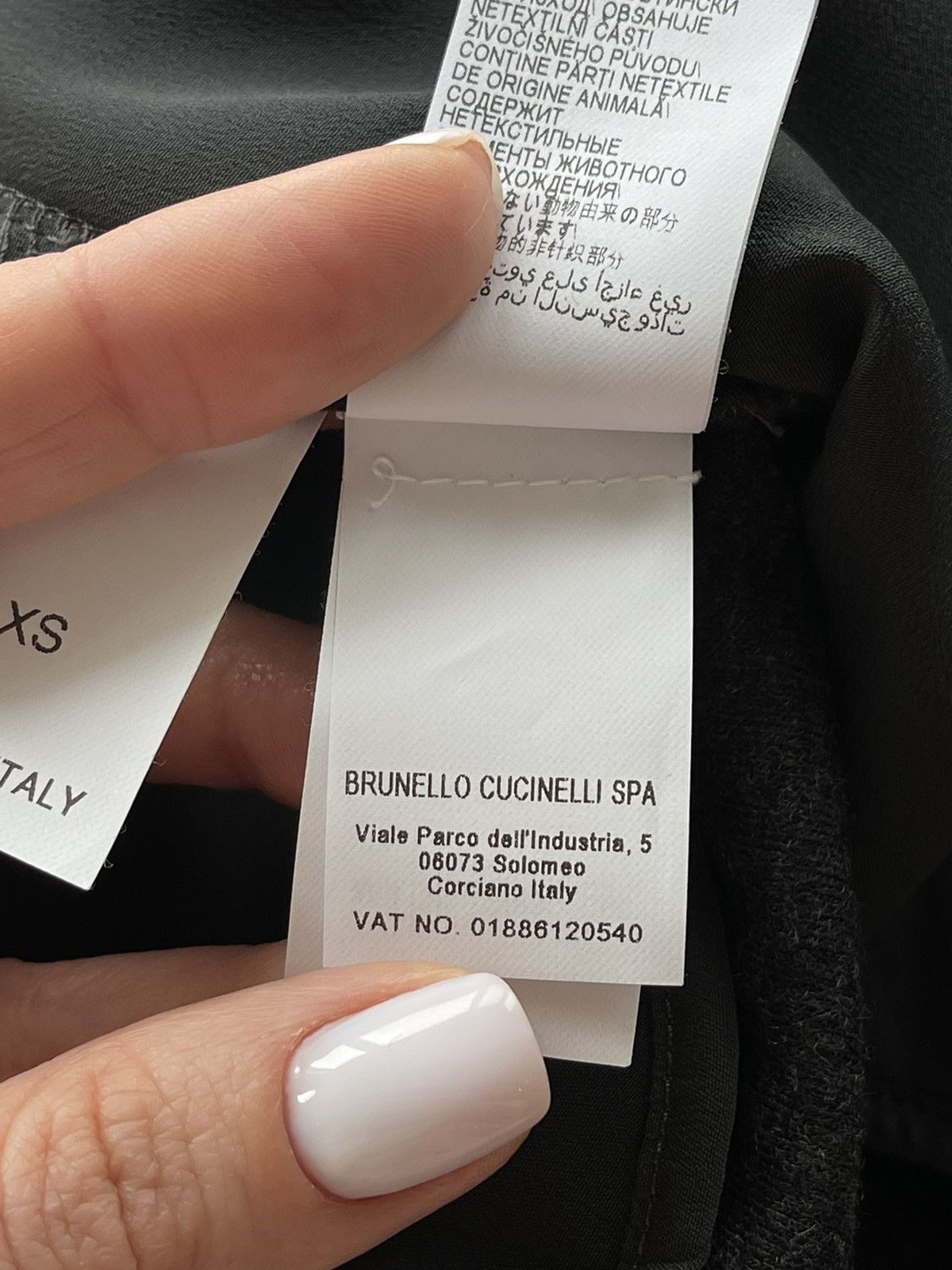 Brunello Cucinelli × Designer Brunello Cucinelli 100% cashmere assymetric joggers pants Size 25" / US 0 / IT 36 - 11 Thumbnail