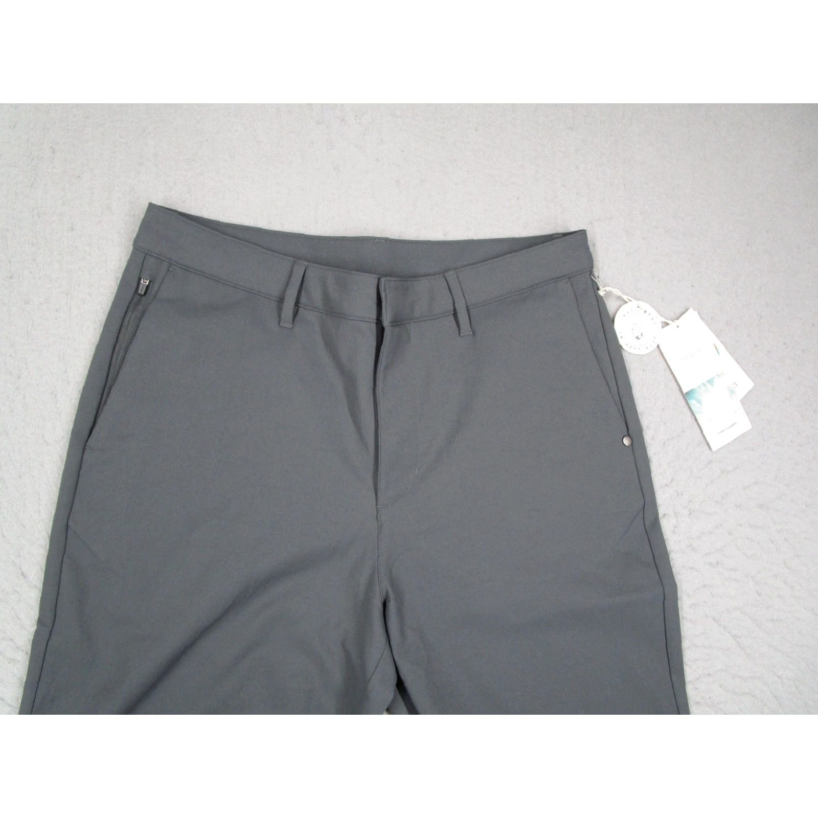 Vuori Vuori Mens Pants 30 Gray Cascade Crinkle Casual Relax V4001 30x29 Chino 5-Pocket Design Logo Modern Regular Mens Slim Tapered Office Casual Gray Size US 30 / EU 46 - 2 Thumbnail