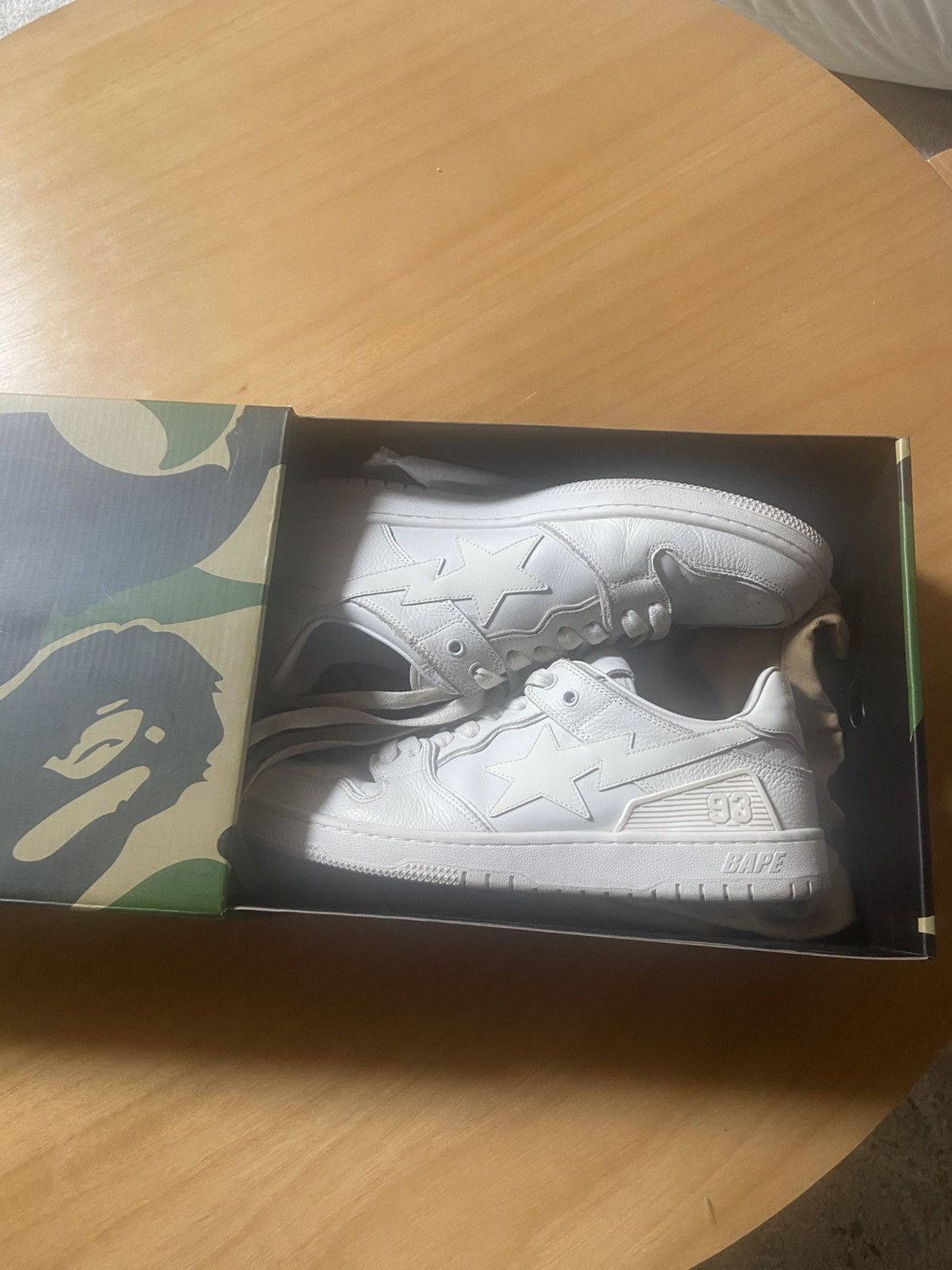 Bape Bape sk8sta triple white Size US 10 / EU 43 - 1 Thumbnail